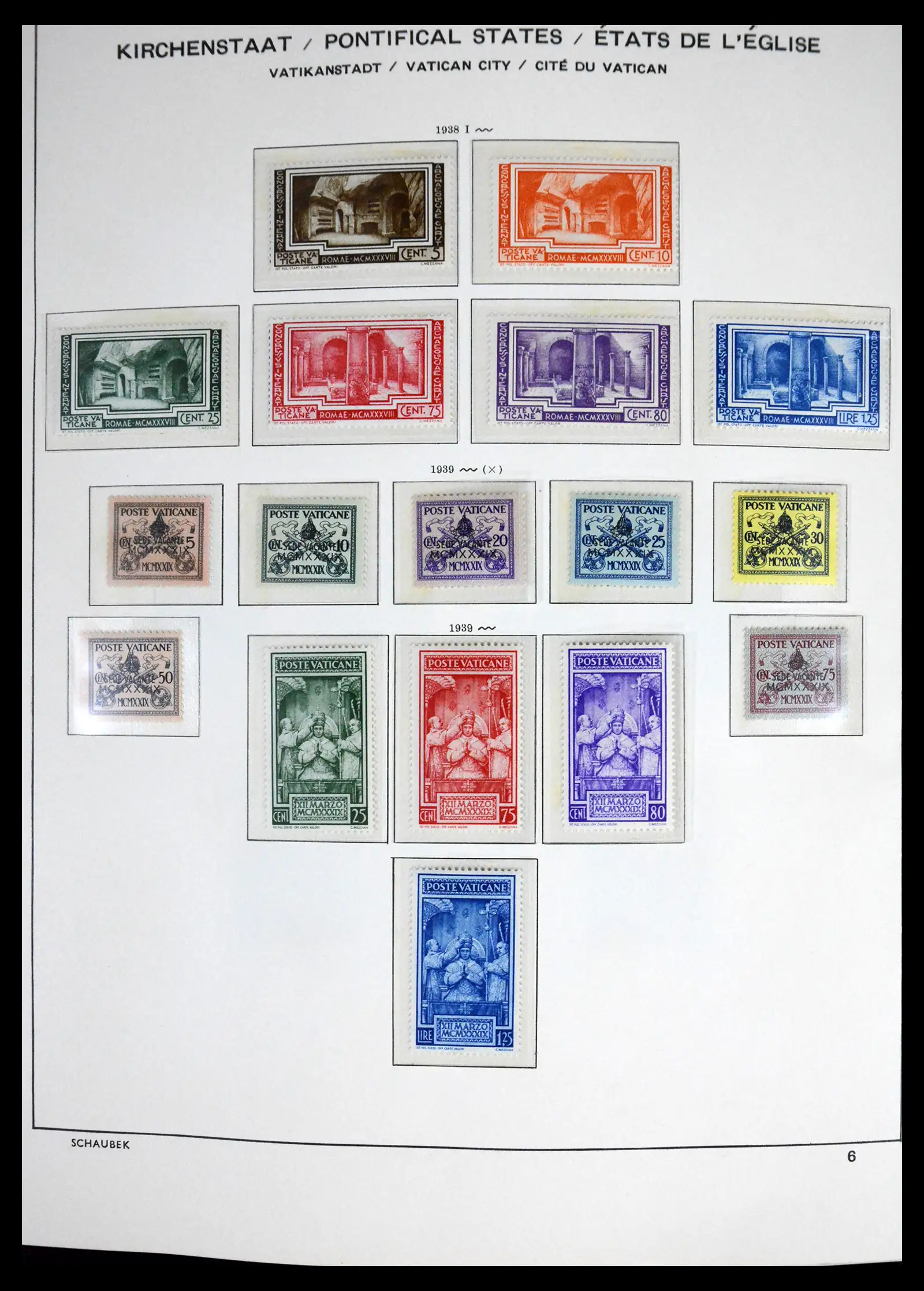 41556 0005 - Stamp collection 41556 Vatican complete 1929-1983.