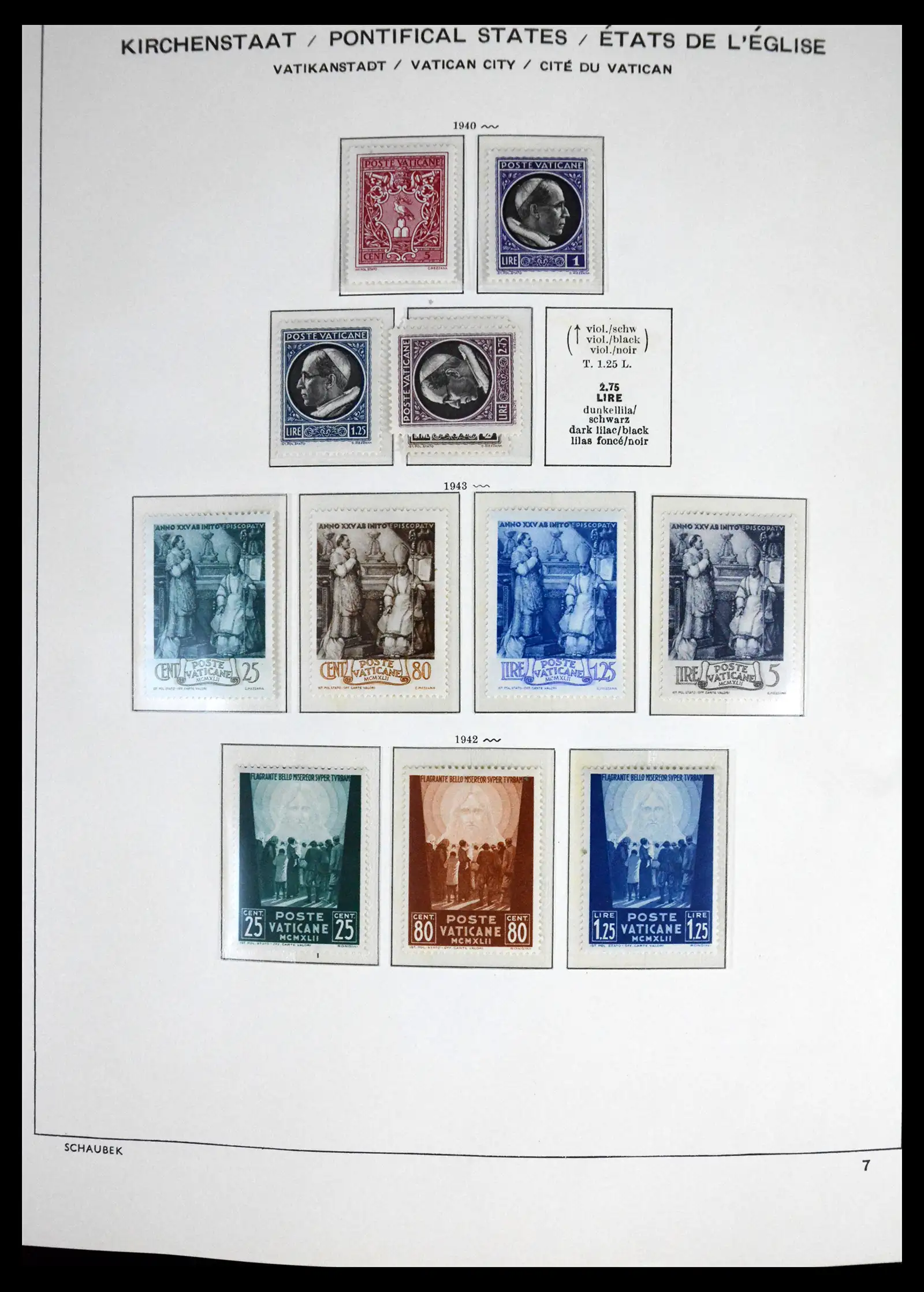 41556 0006 - Stamp collection 41556 Vatican complete 1929-1983.