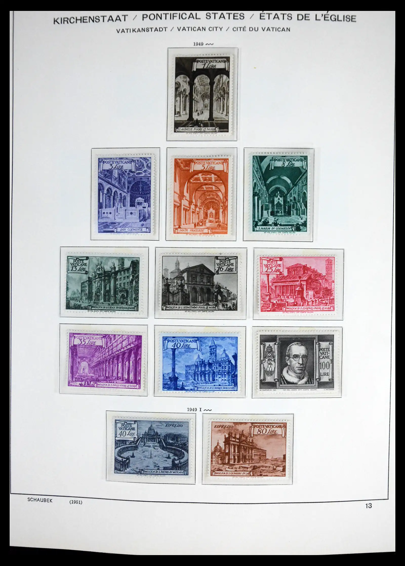 41556 0012 - Stamp collection 41556 Vatican complete 1929-1983.