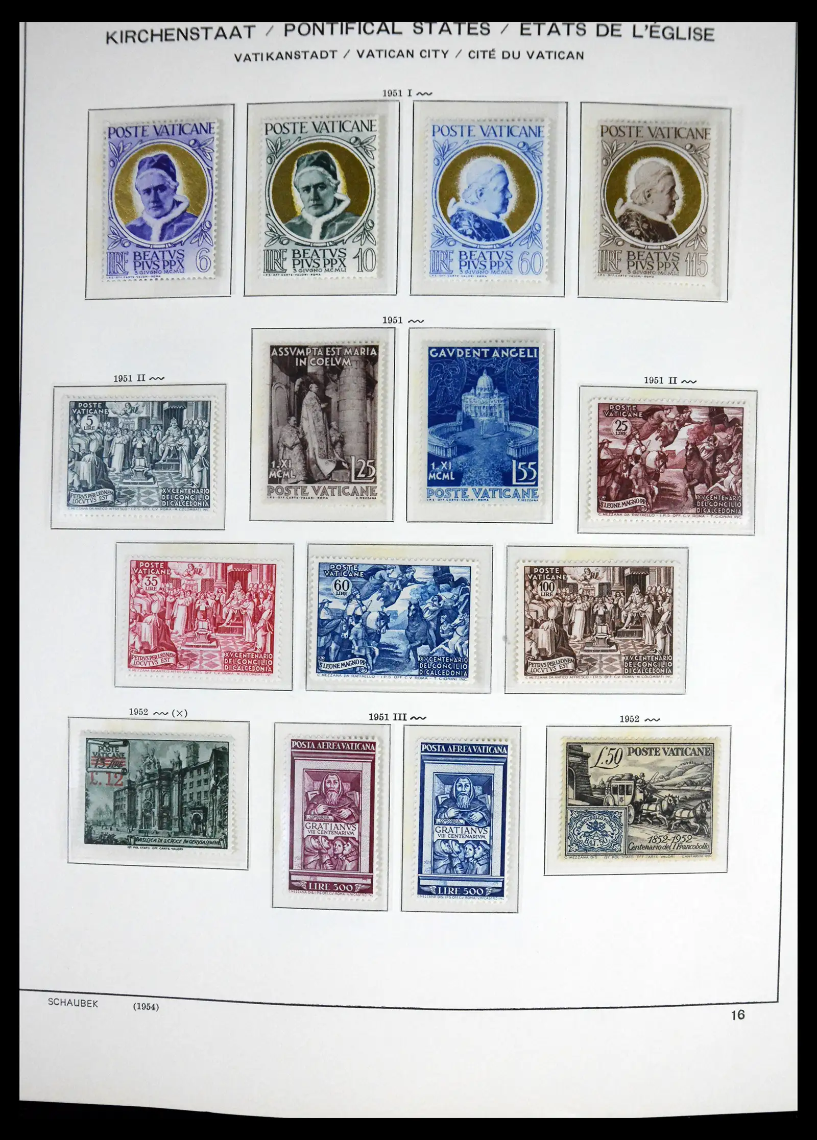 41556 0014 - Stamp collection 41556 Vatican complete 1929-1983.