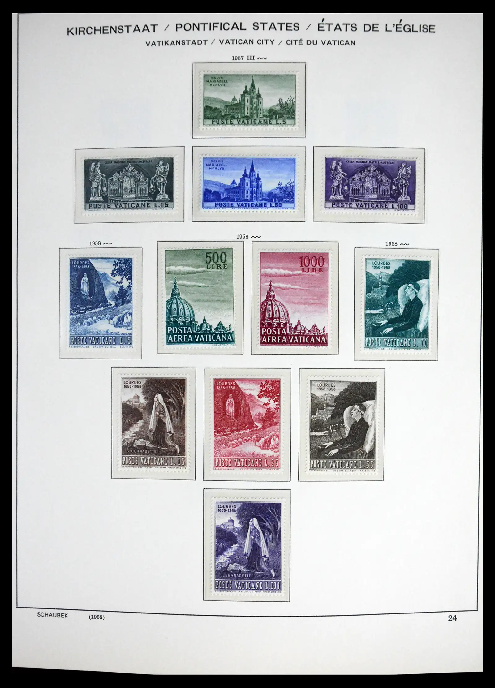 41556 0022 - Stamp collection 41556 Vatican complete 1929-1983.