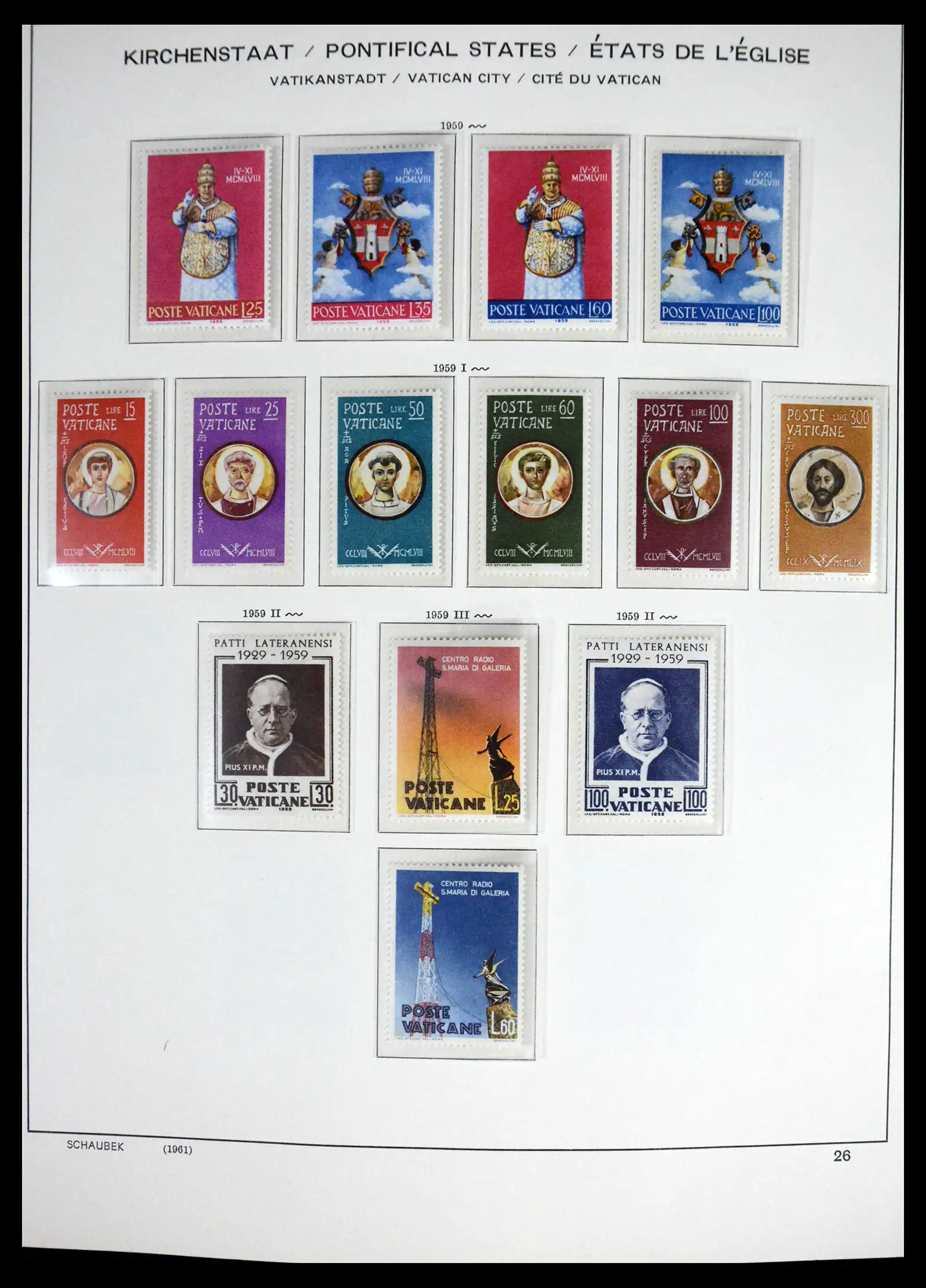 41556 0024 - Stamp collection 41556 Vatican complete 1929-1983.