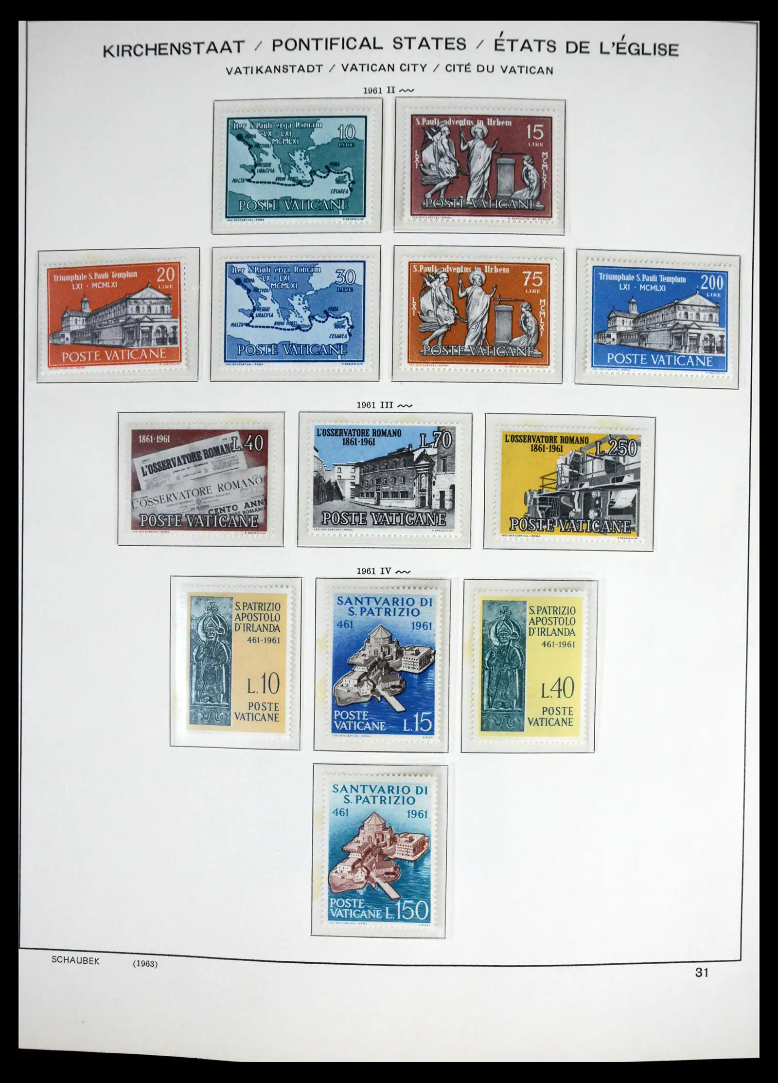 41556 0029 - Stamp collection 41556 Vatican complete 1929-1983.