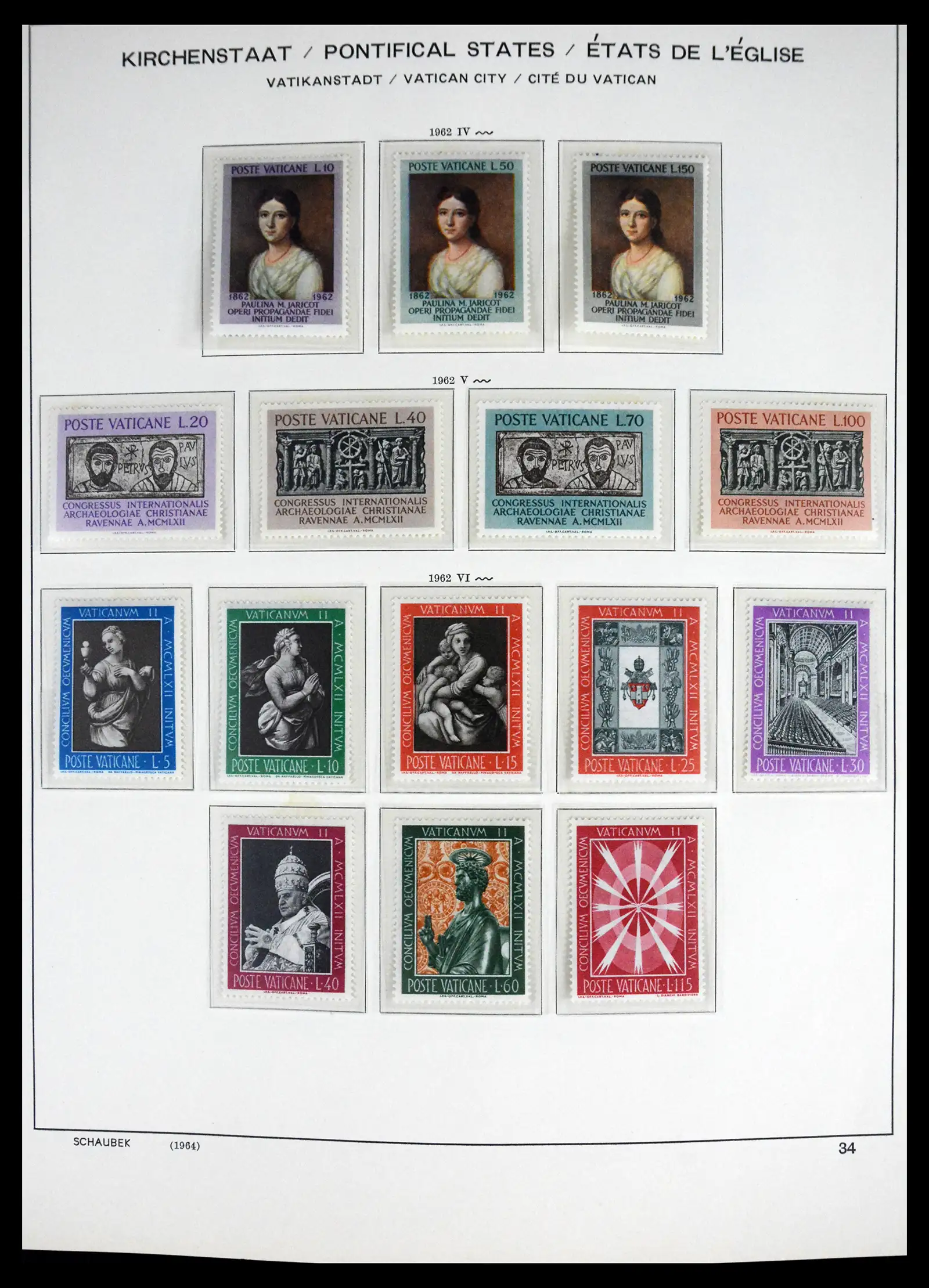 41556 0032 - Stamp collection 41556 Vatican complete 1929-1983.