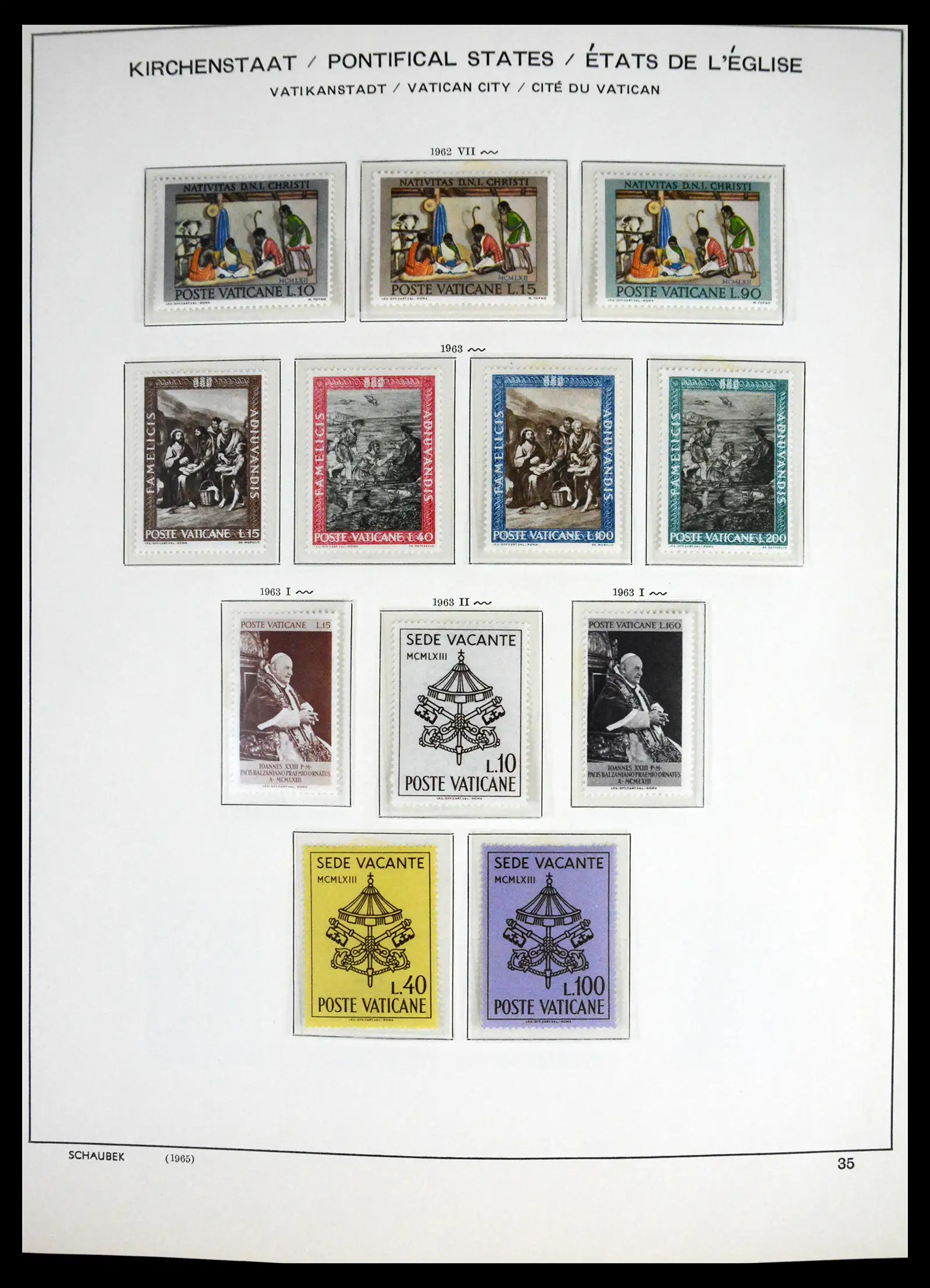 41556 0033 - Stamp collection 41556 Vatican complete 1929-1983.