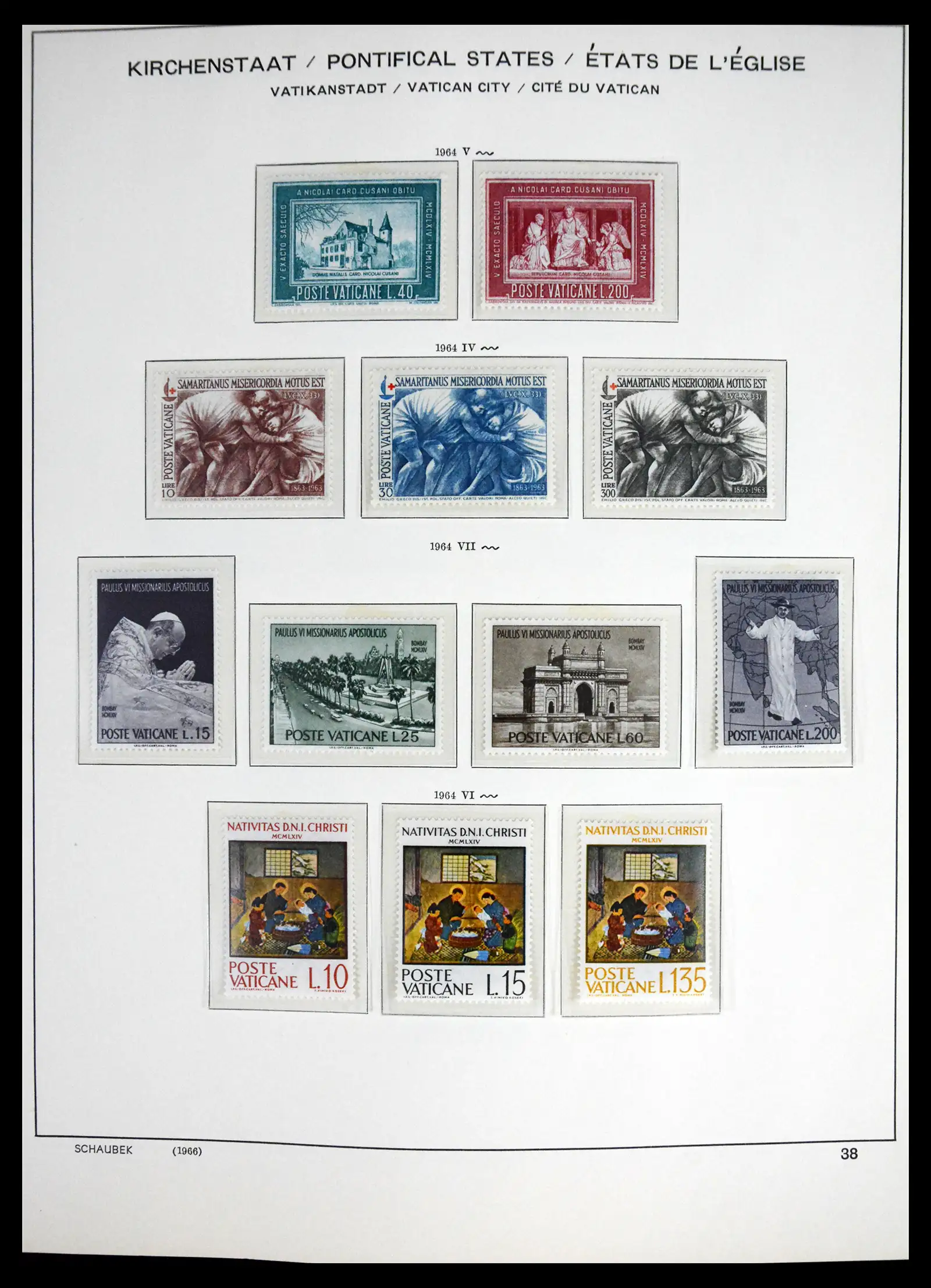 41556 0036 - Stamp collection 41556 Vatican complete 1929-1983.