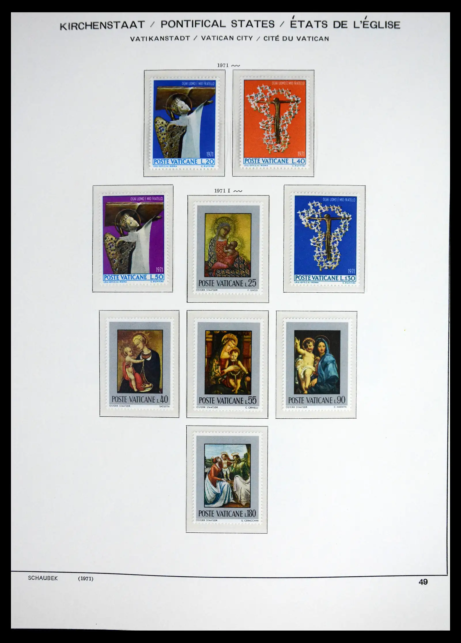 41556 0047 - Stamp collection 41556 Vatican complete 1929-1983.