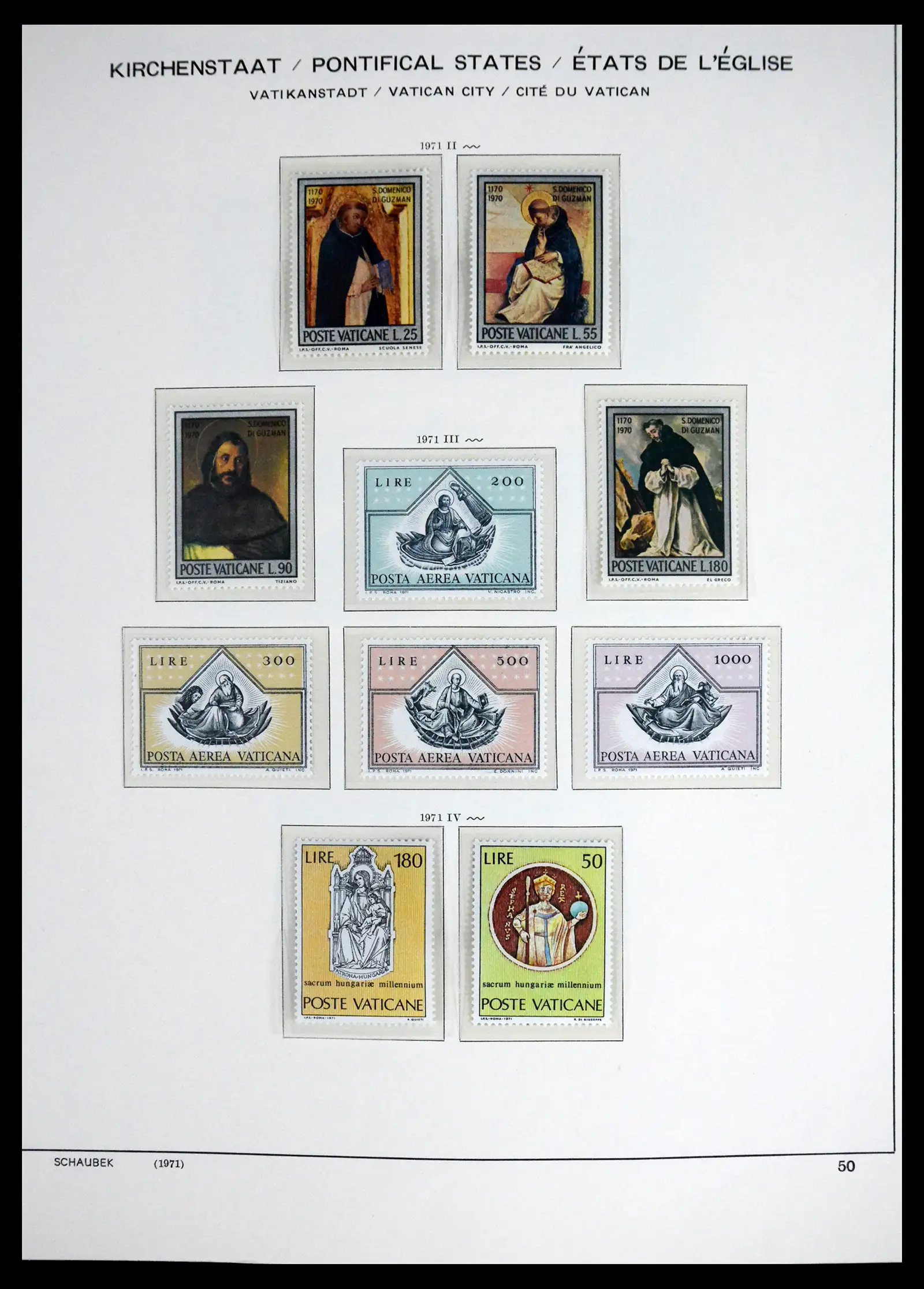 41556 0048 - Stamp collection 41556 Vatican complete 1929-1983.