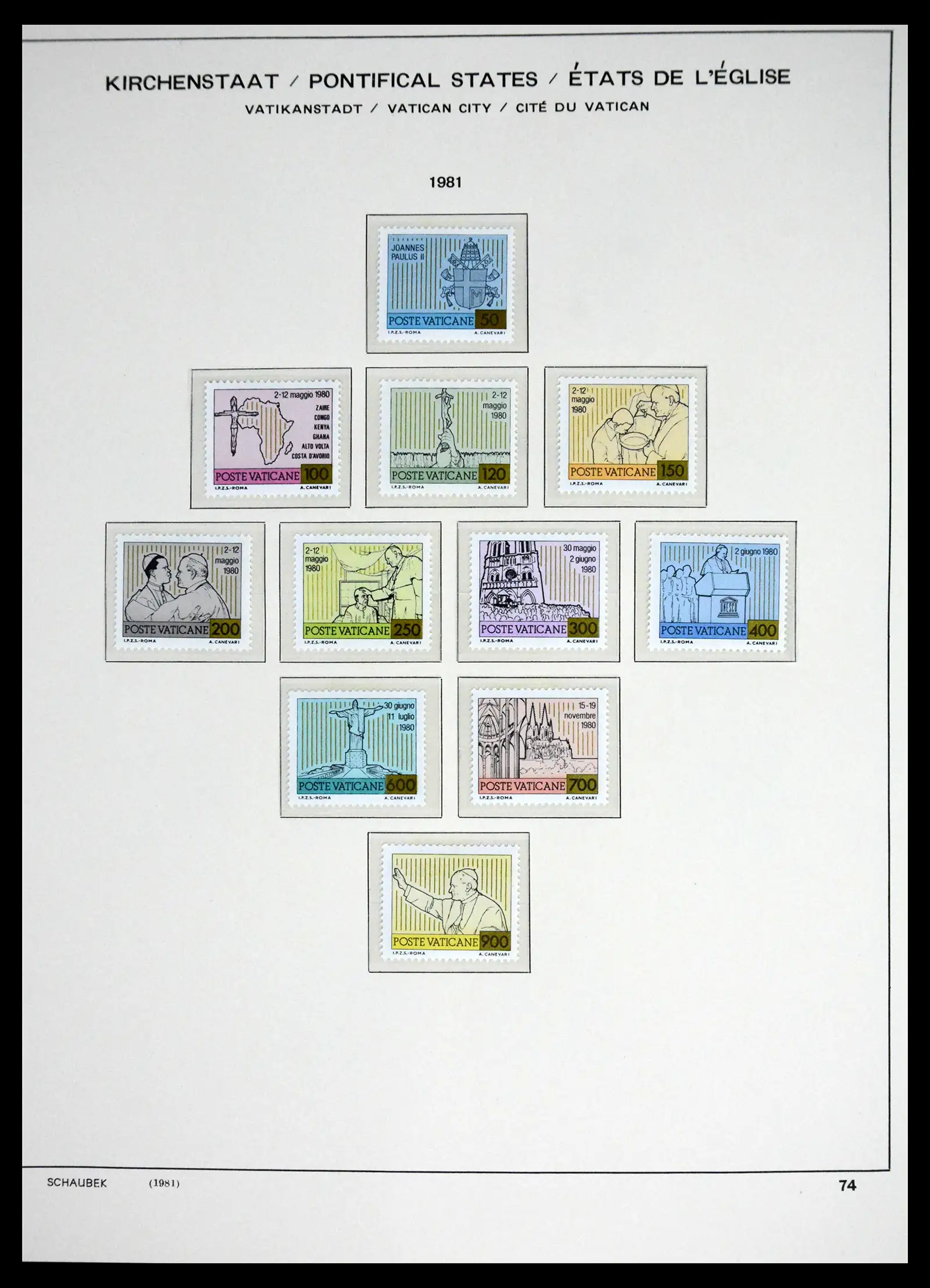 41556 0072 - Stamp collection 41556 Vatican complete 1929-1983.