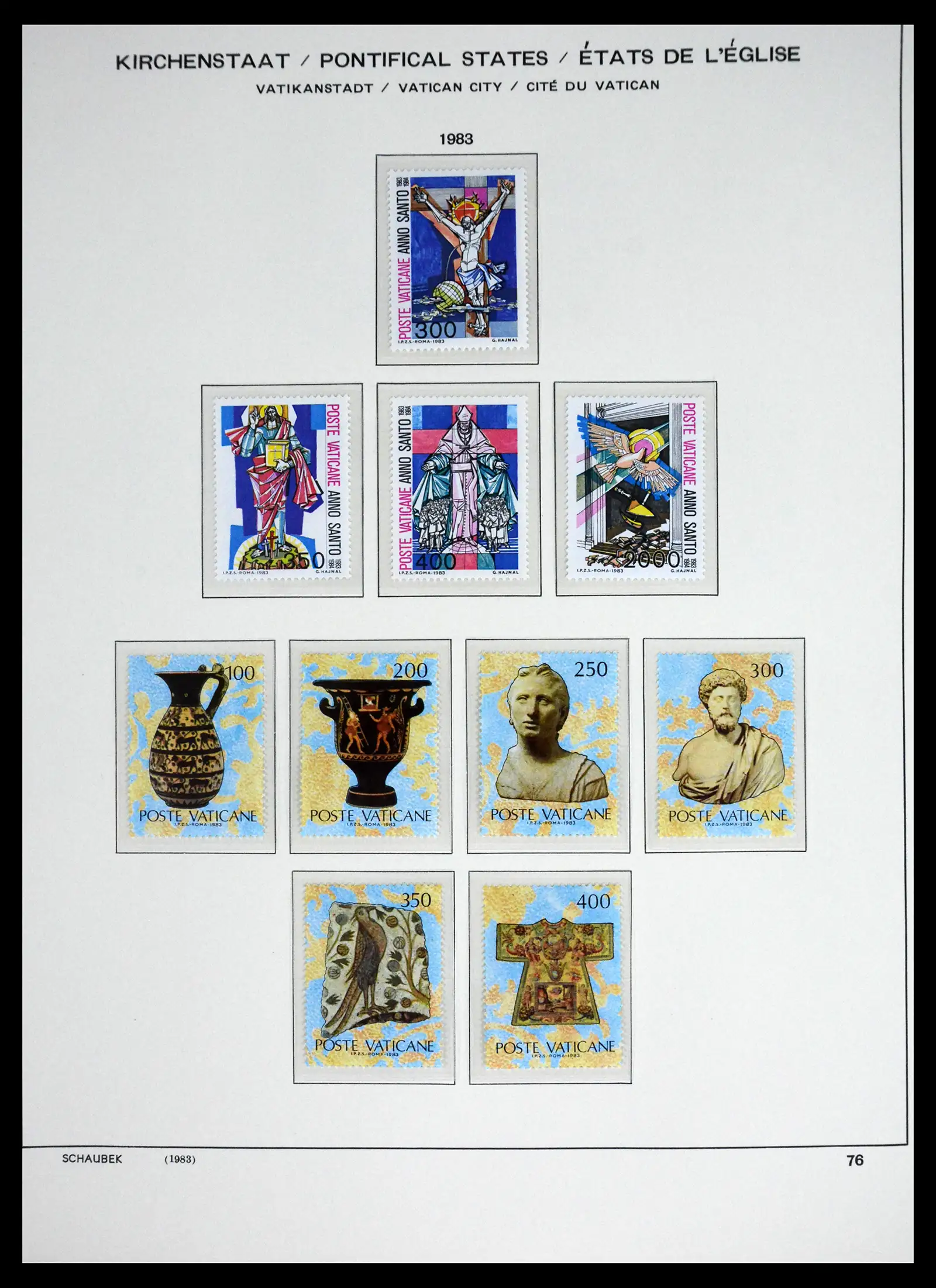 41556 0074 - Stamp collection 41556 Vatican complete 1929-1983.