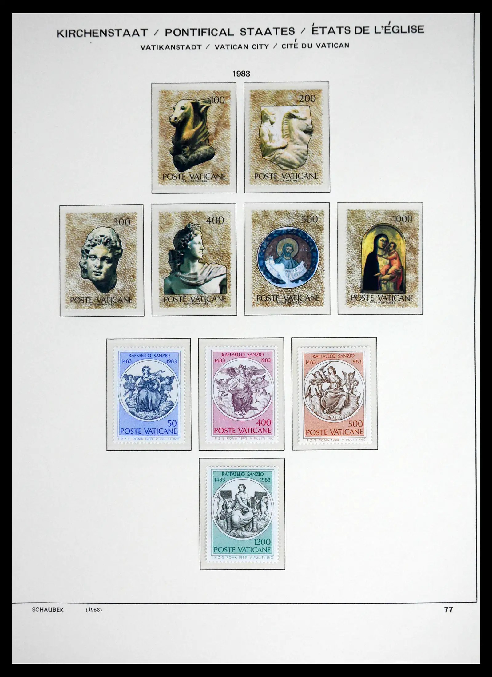 41556 0075 - Stamp collection 41556 Vatican complete 1929-1983.