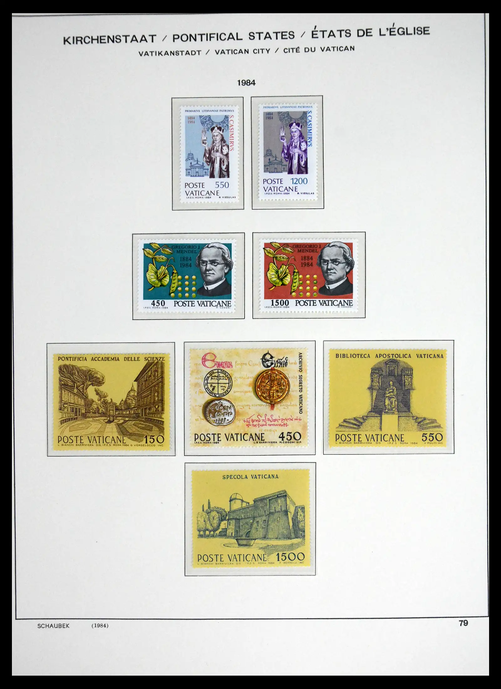 41556 0077 - Stamp collection 41556 Vatican complete 1929-1983.