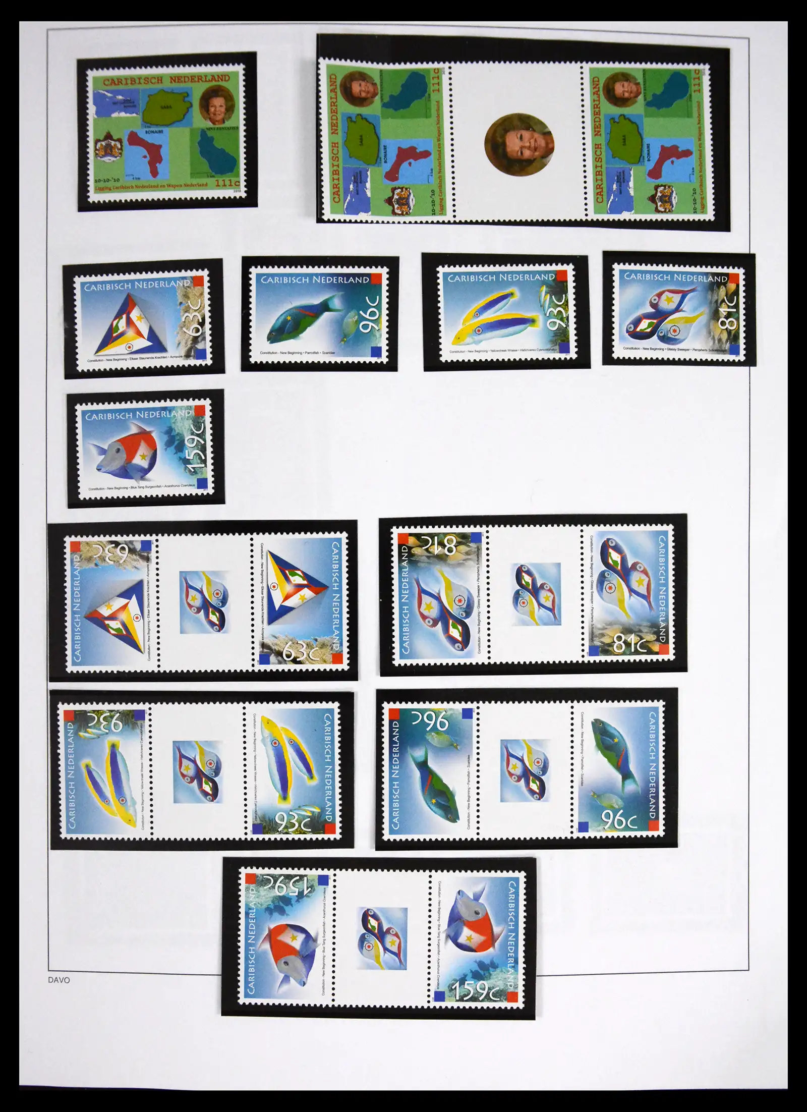 41557 0001 - Postzegelverzameling 41557 Overzee 2010-2019.