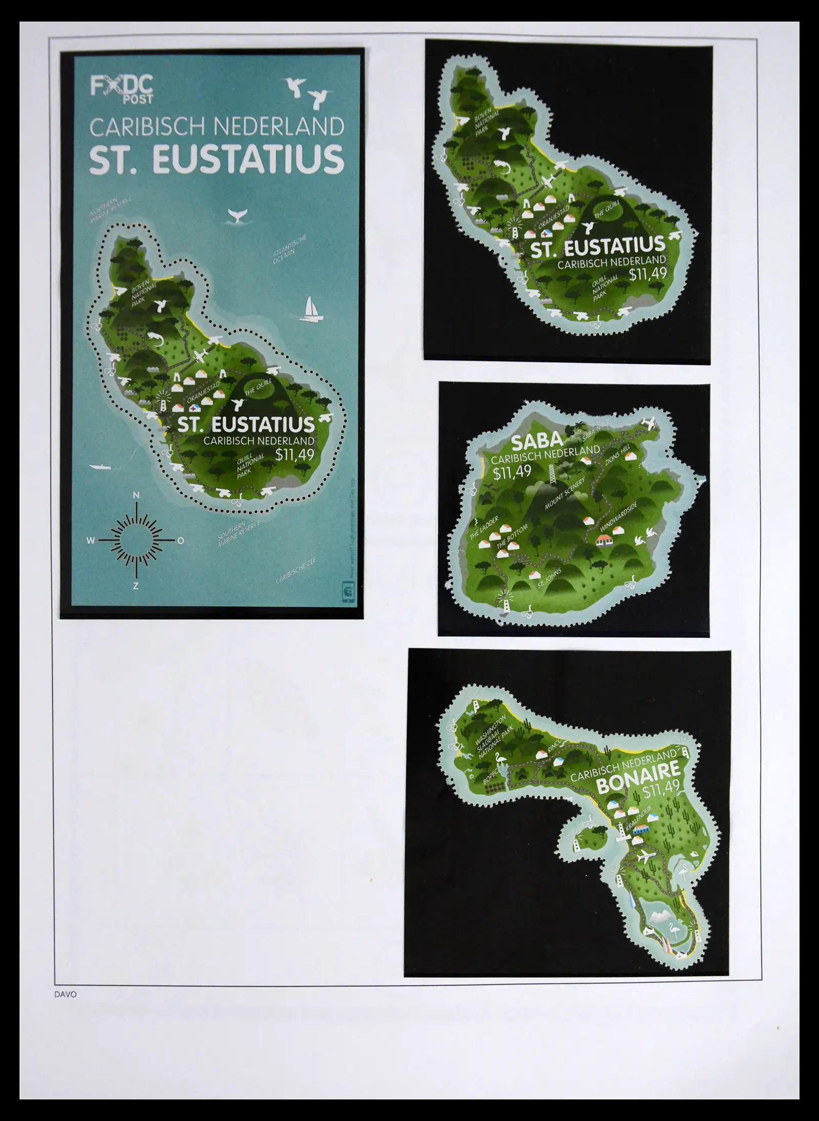 41557 0018 - Postzegelverzameling 41557 Overzee 2010-2019.