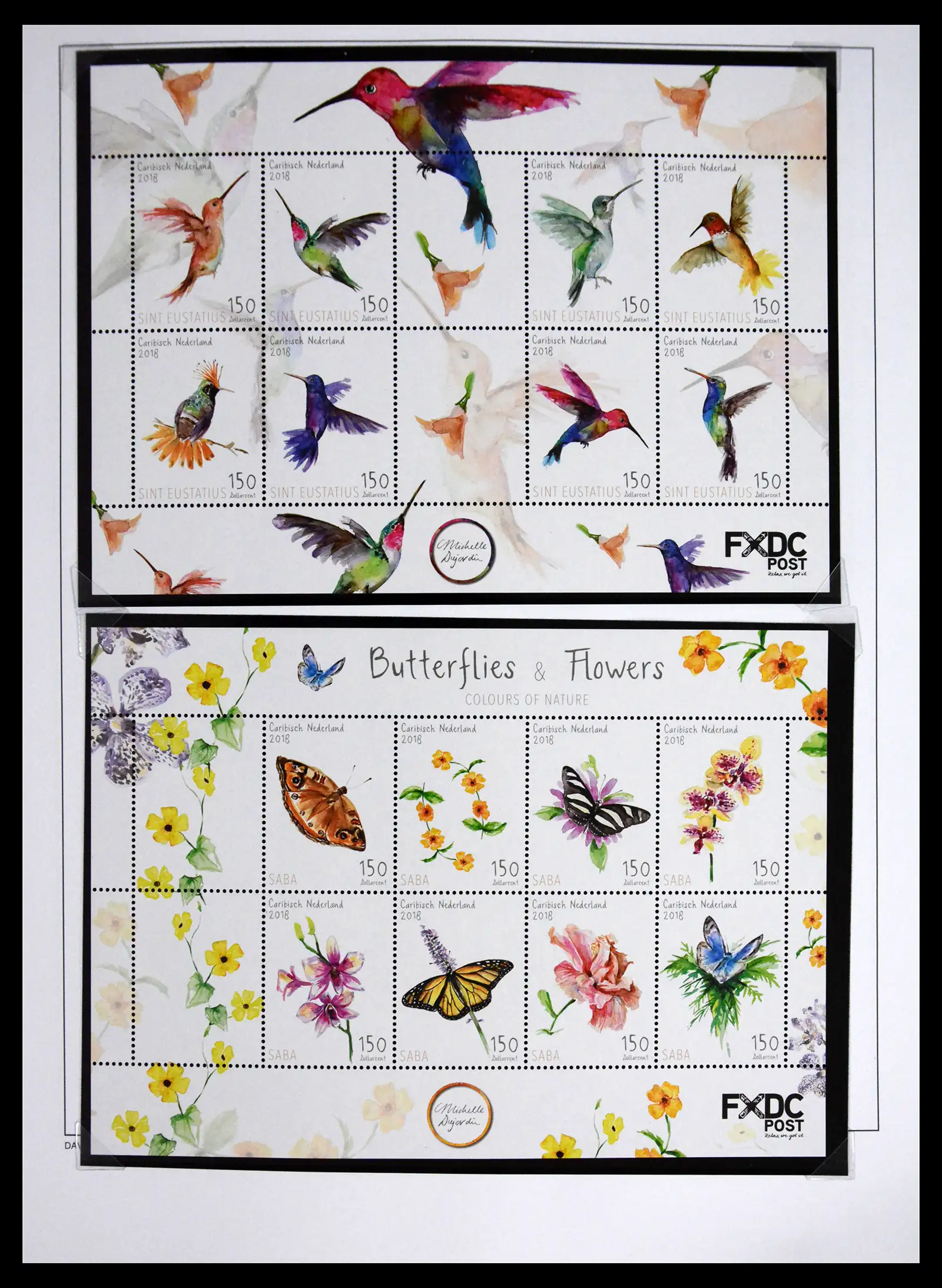 41557 0019 - Postzegelverzameling 41557 Overzee 2010-2019.