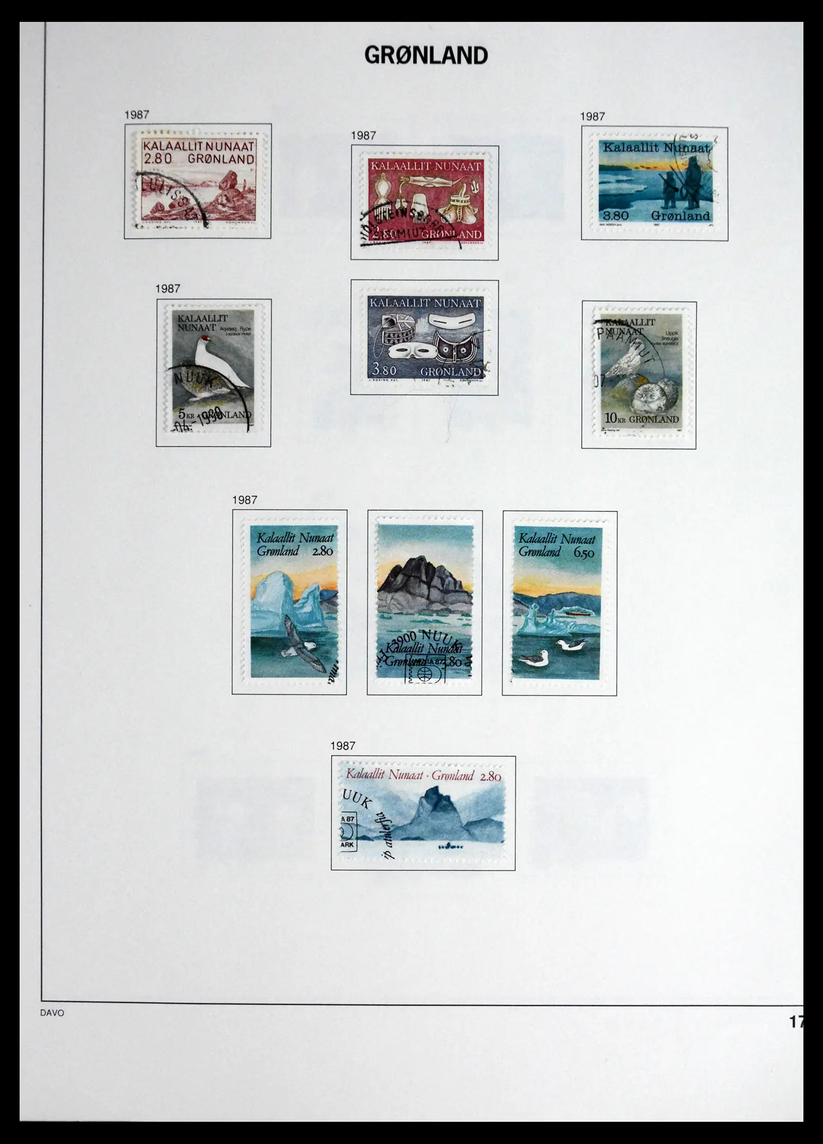 41558 0017 - Stamp collection 41558 Greenland 1938-1998.