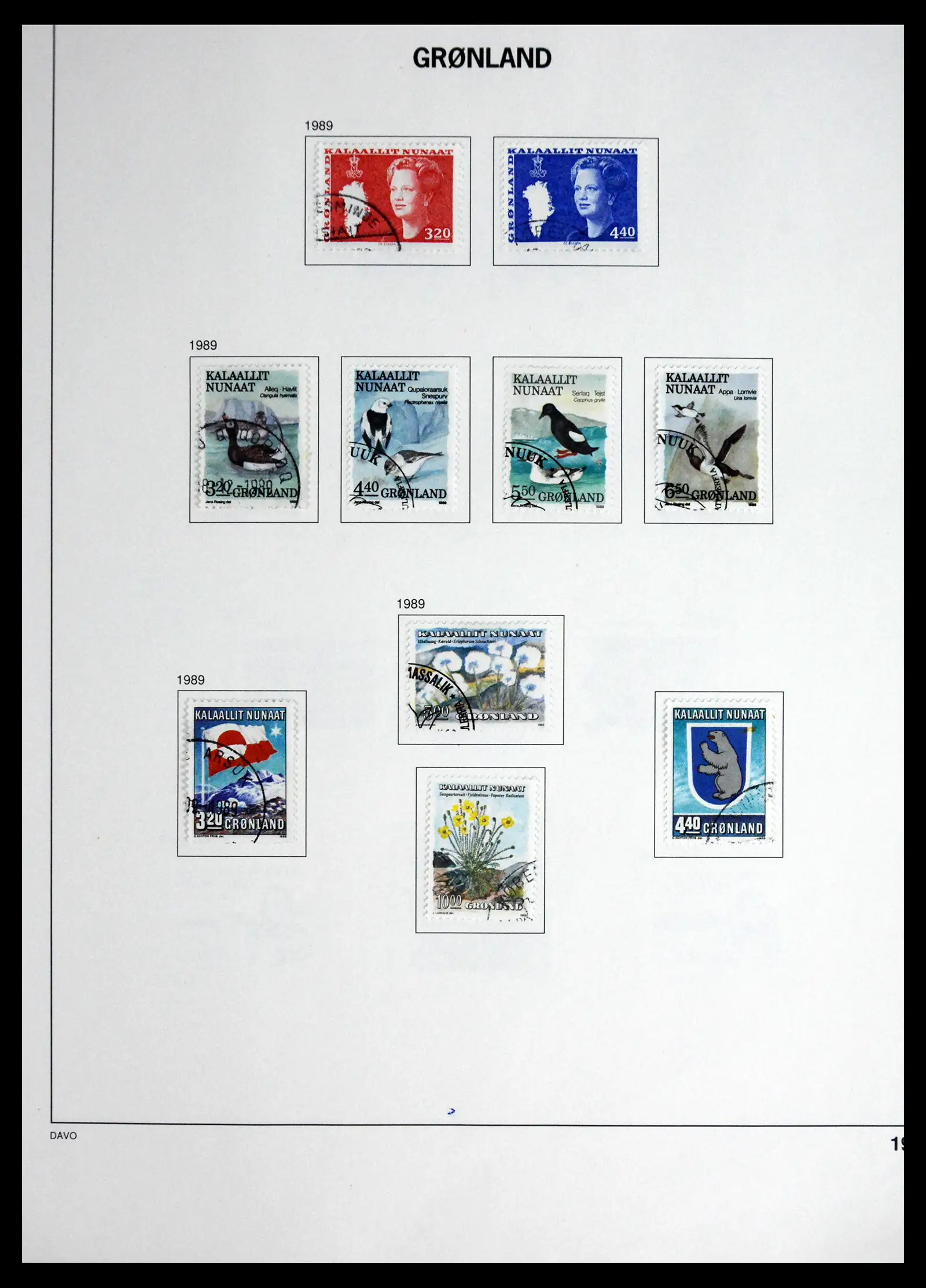 41558 0019 - Stamp collection 41558 Greenland 1938-1998.