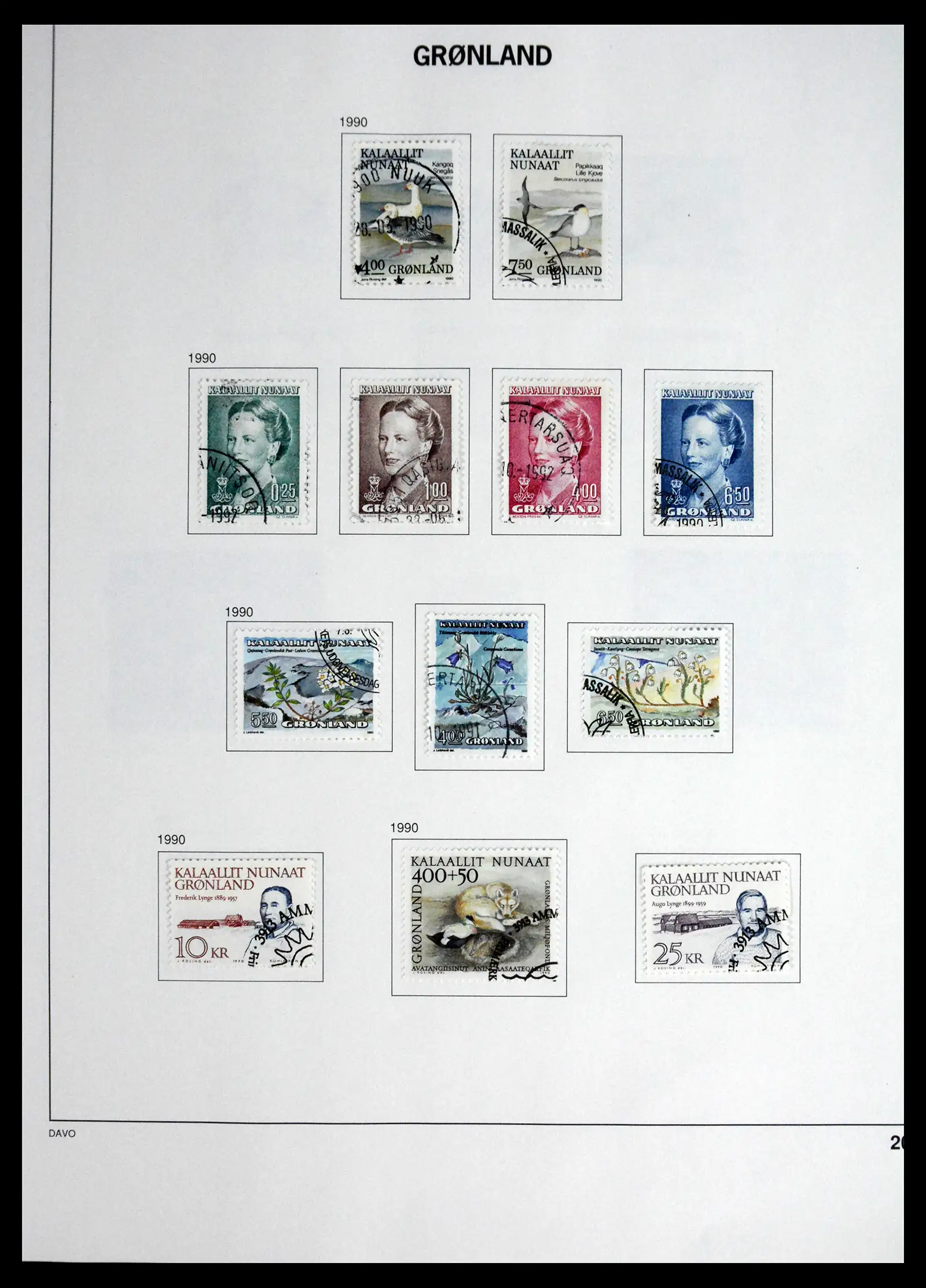 41558 0020 - Stamp collection 41558 Greenland 1938-1998.