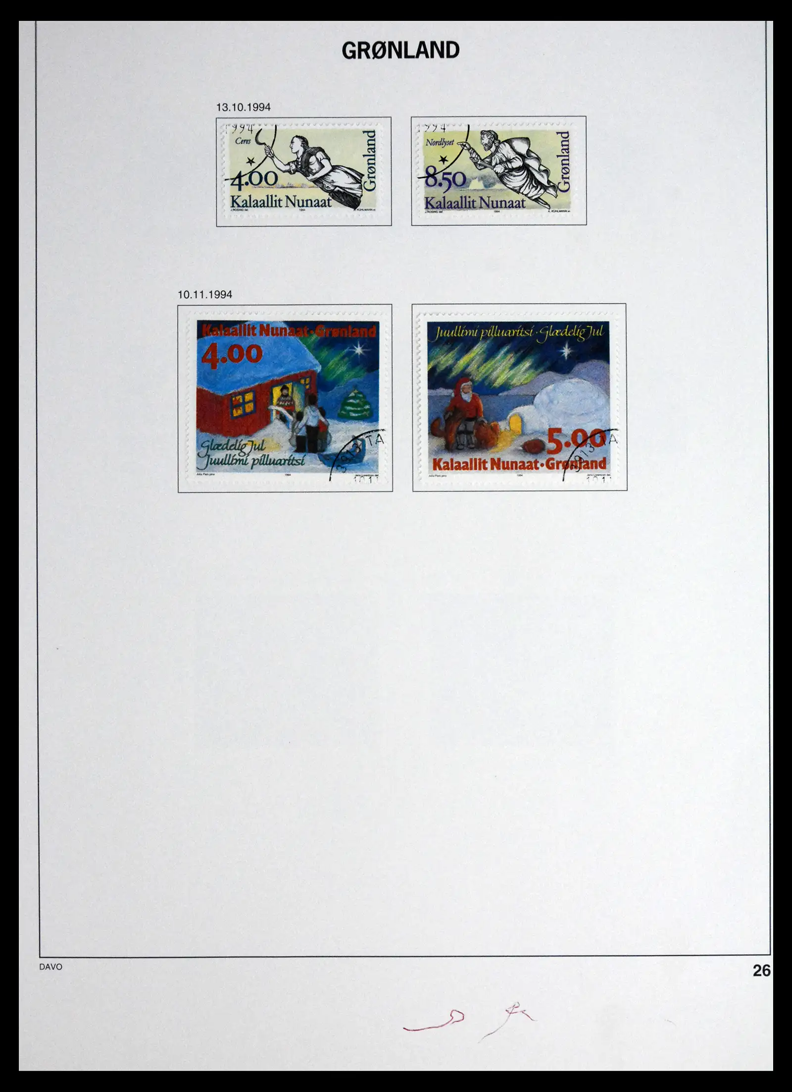 41558 0026 - Stamp collection 41558 Greenland 1938-1998.