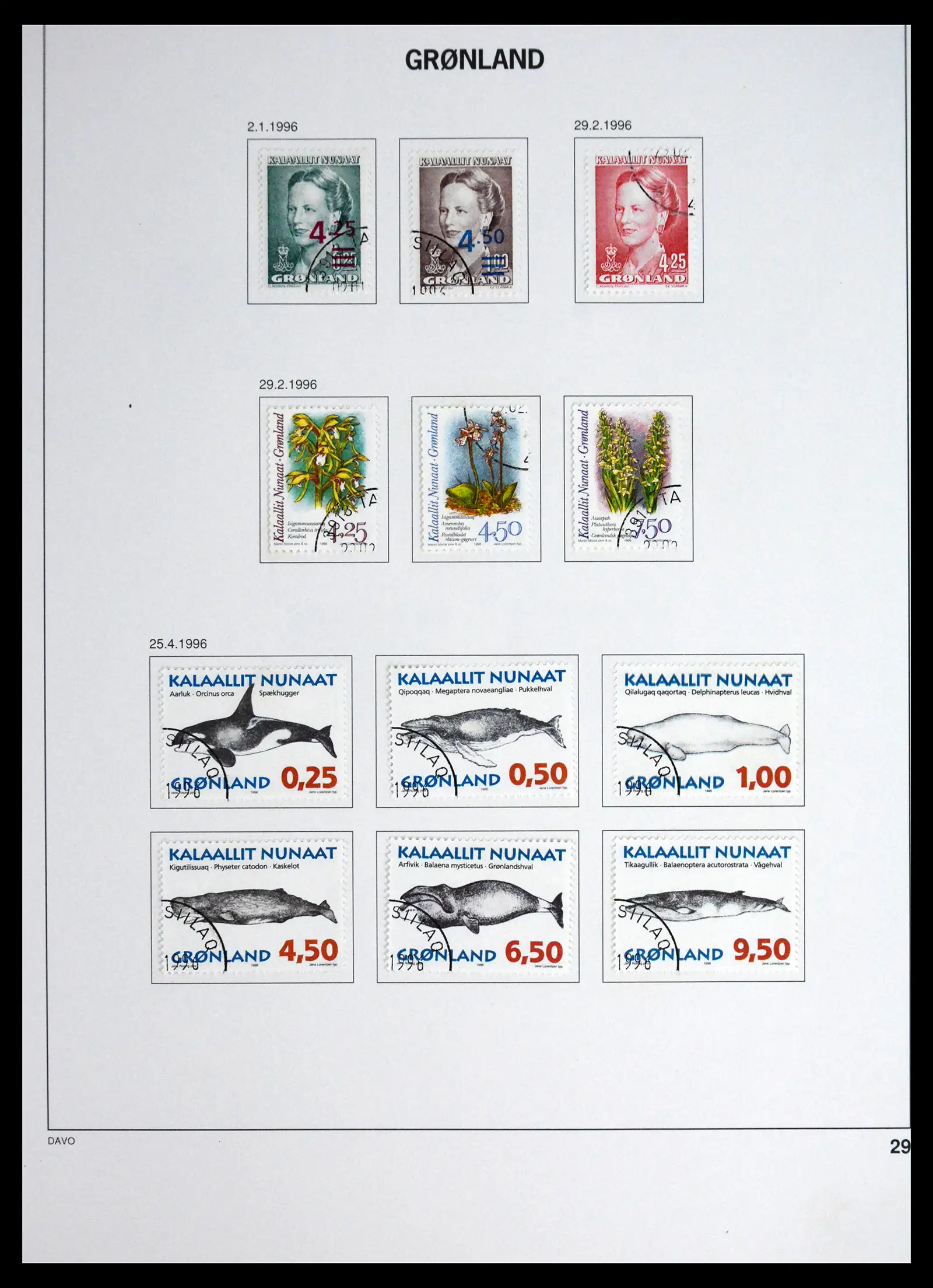 41558 0029 - Stamp collection 41558 Greenland 1938-1998.