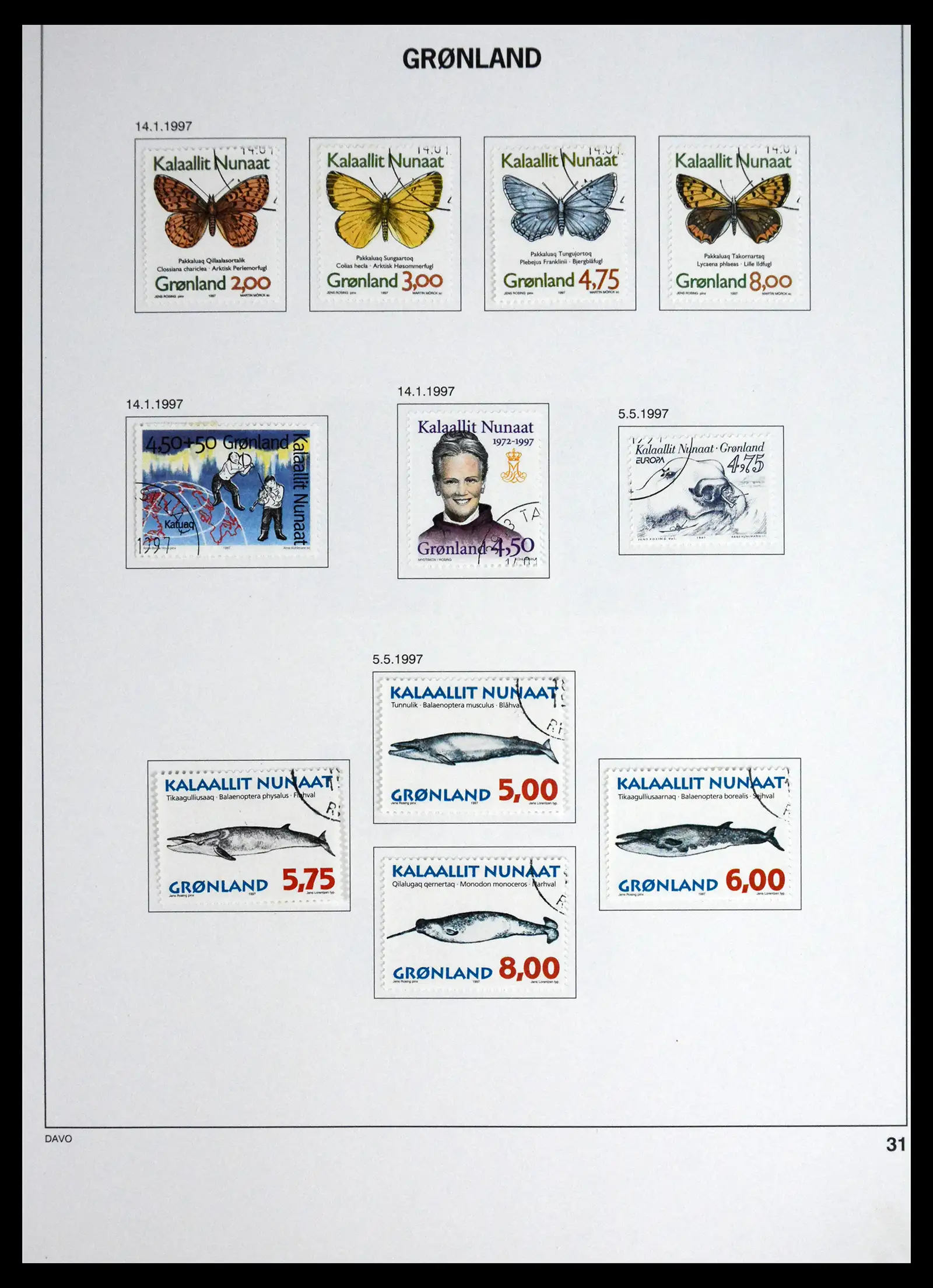 41558 0031 - Stamp collection 41558 Greenland 1938-1998.