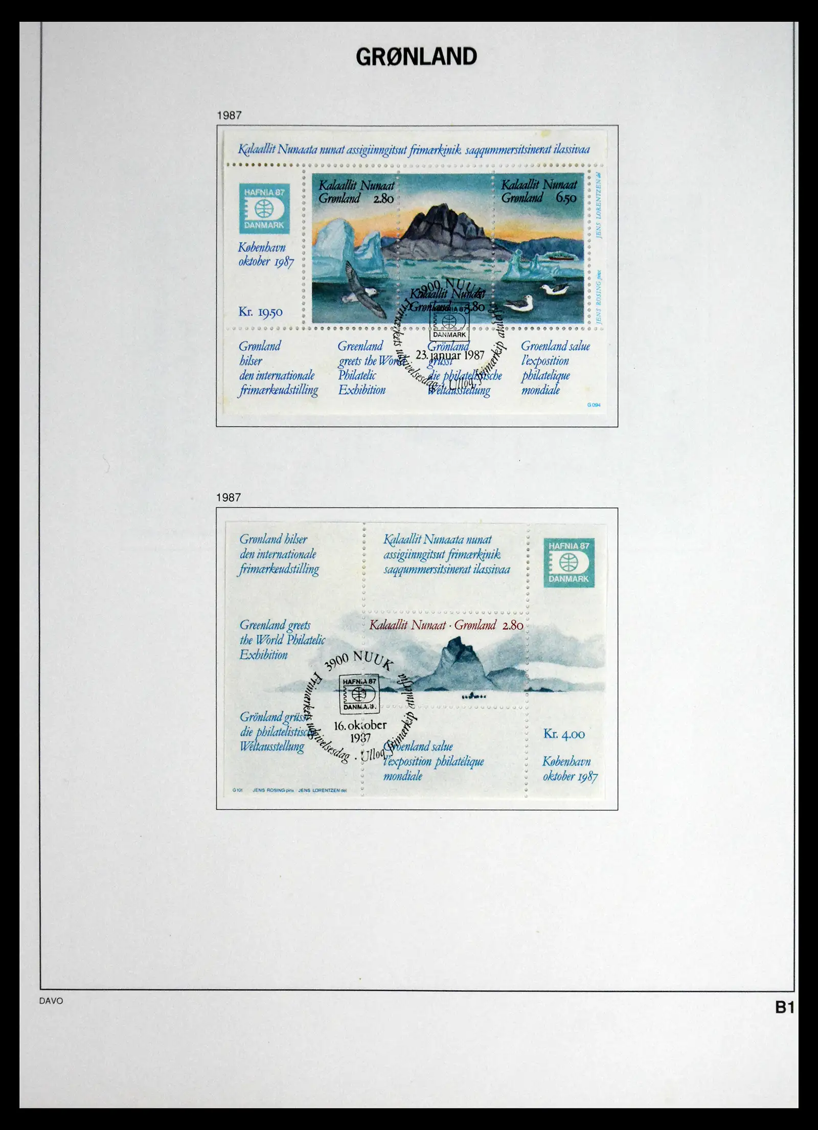 41558 0035 - Stamp collection 41558 Greenland 1938-1998.