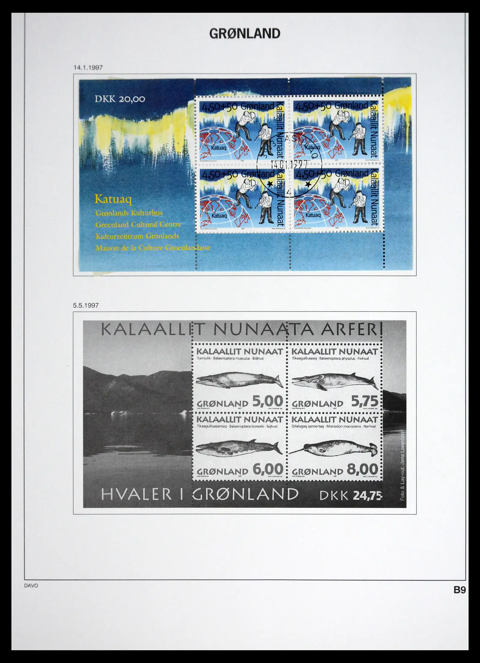 41558 0037 - Stamp collection 41558 Greenland 1938-1998.