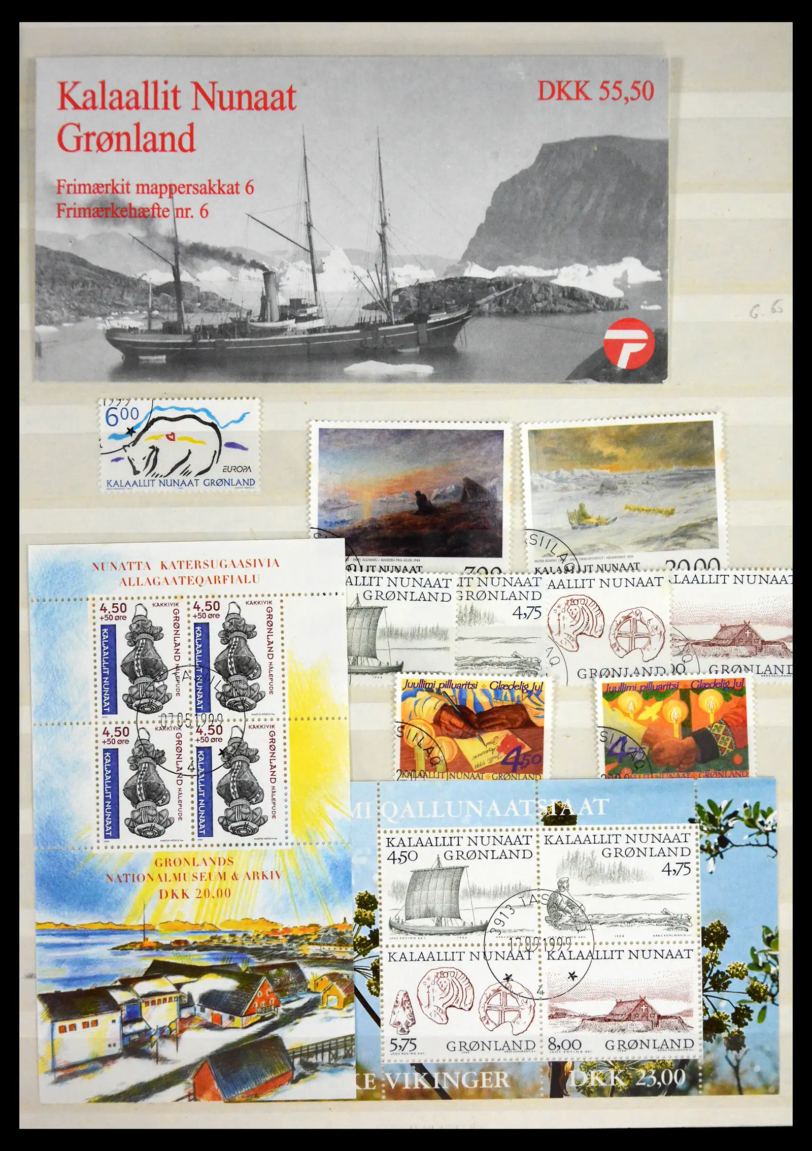 41558 0039 - Stamp collection 41558 Greenland 1938-1998.