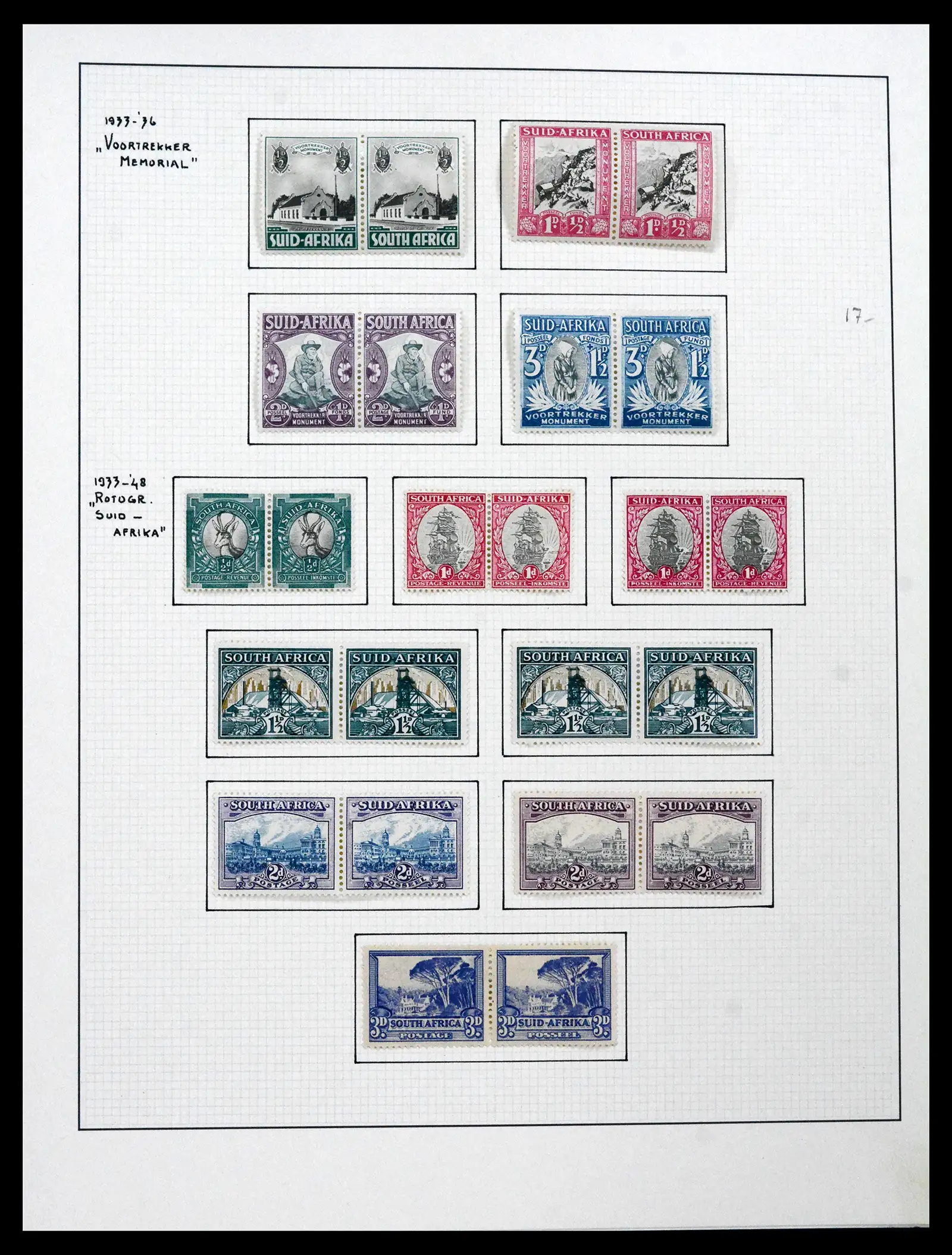 41559 0005 - Stamp collection 41559 South Africa / South West Africa 1913-1961.