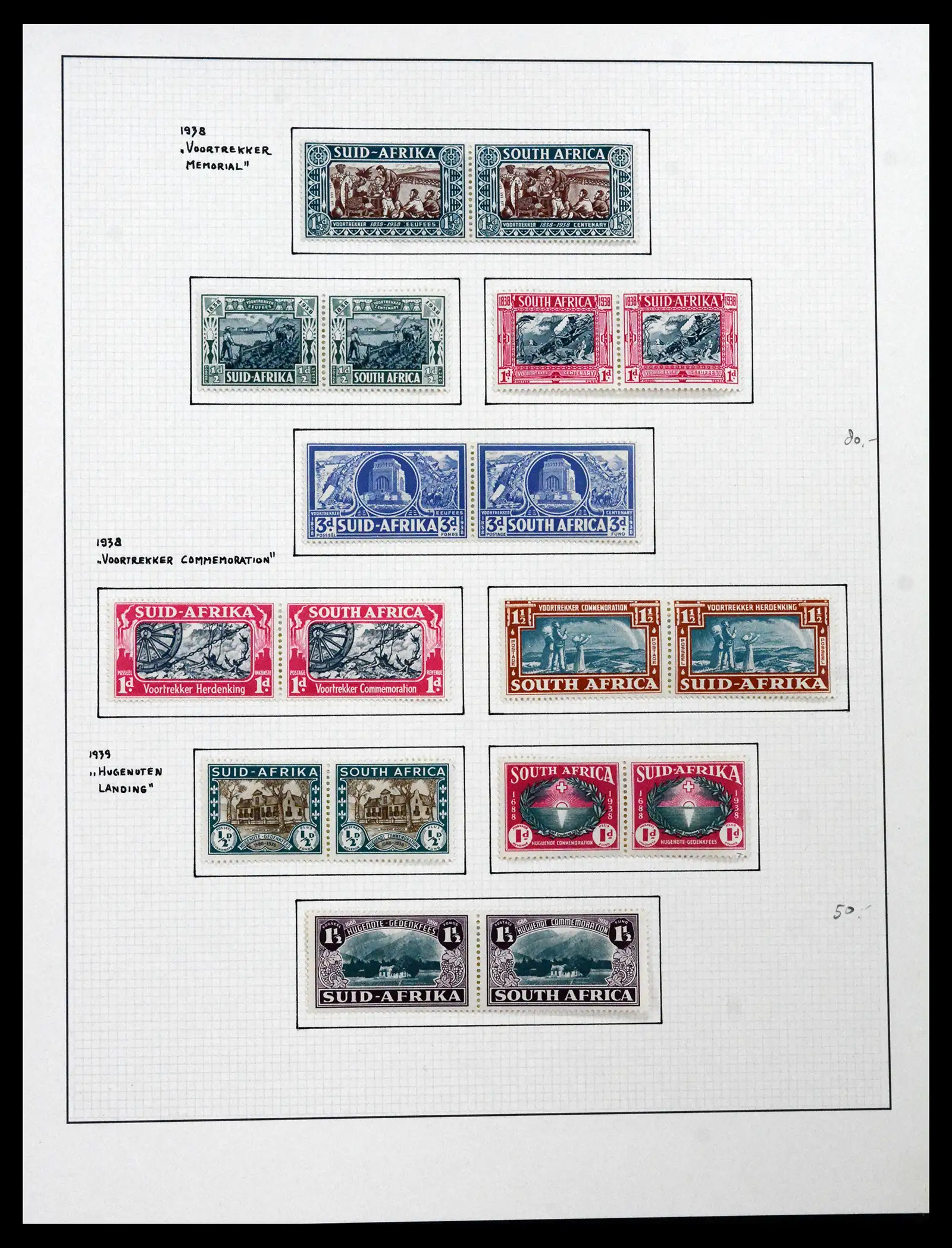 41559 0009 - Stamp collection 41559 South Africa / South West Africa 1913-1961.