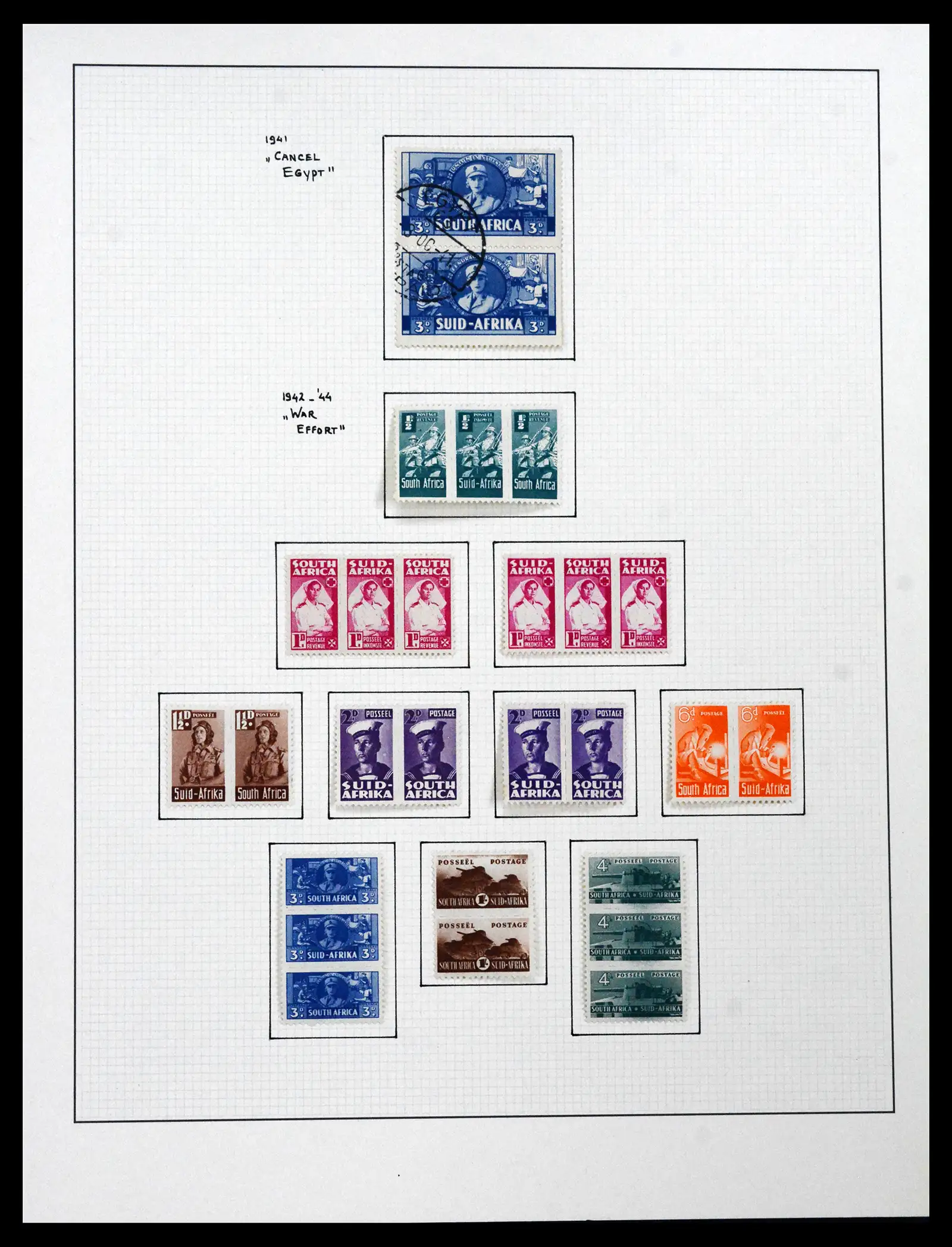 41559 0013 - Stamp collection 41559 South Africa / South West Africa 1913-1961.
