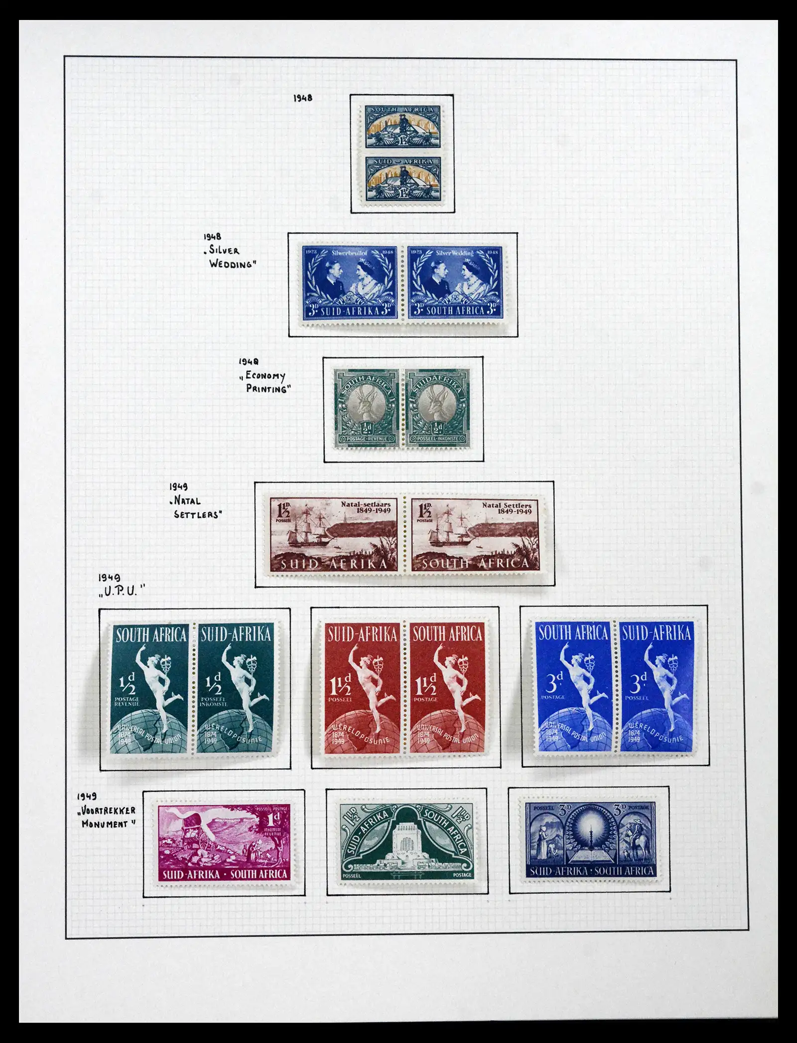 41559 0016 - Stamp collection 41559 South Africa / South West Africa 1913-1961.