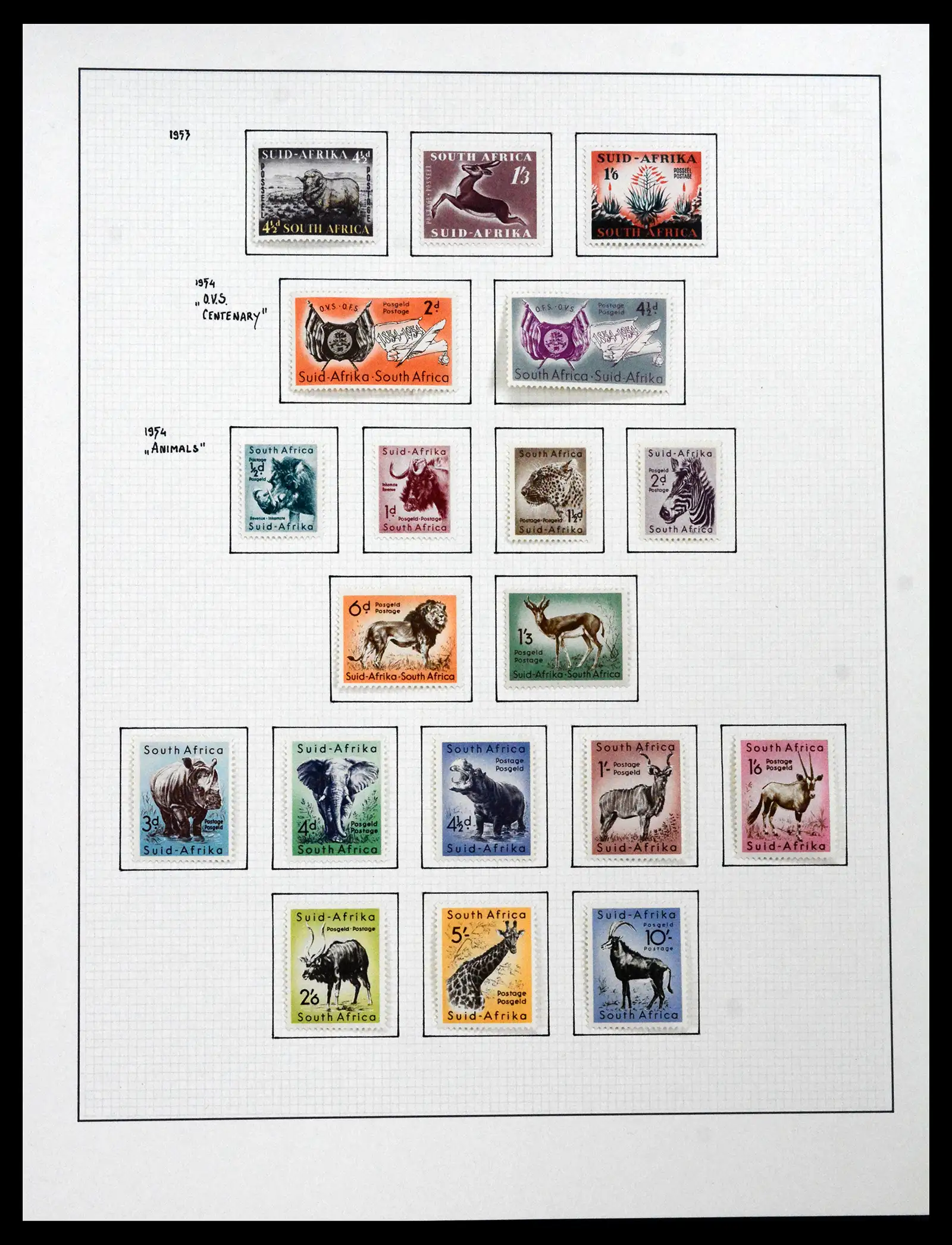 41559 0018 - Stamp collection 41559 South Africa / South West Africa 1913-1961.