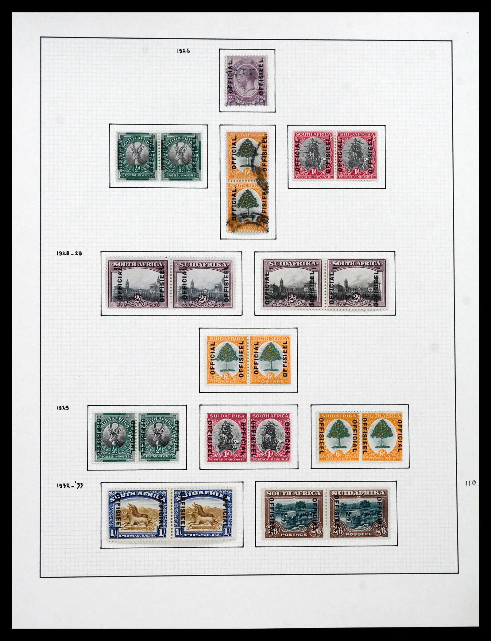 41559 0023 - Stamp collection 41559 South Africa / South West Africa 1913-1961.