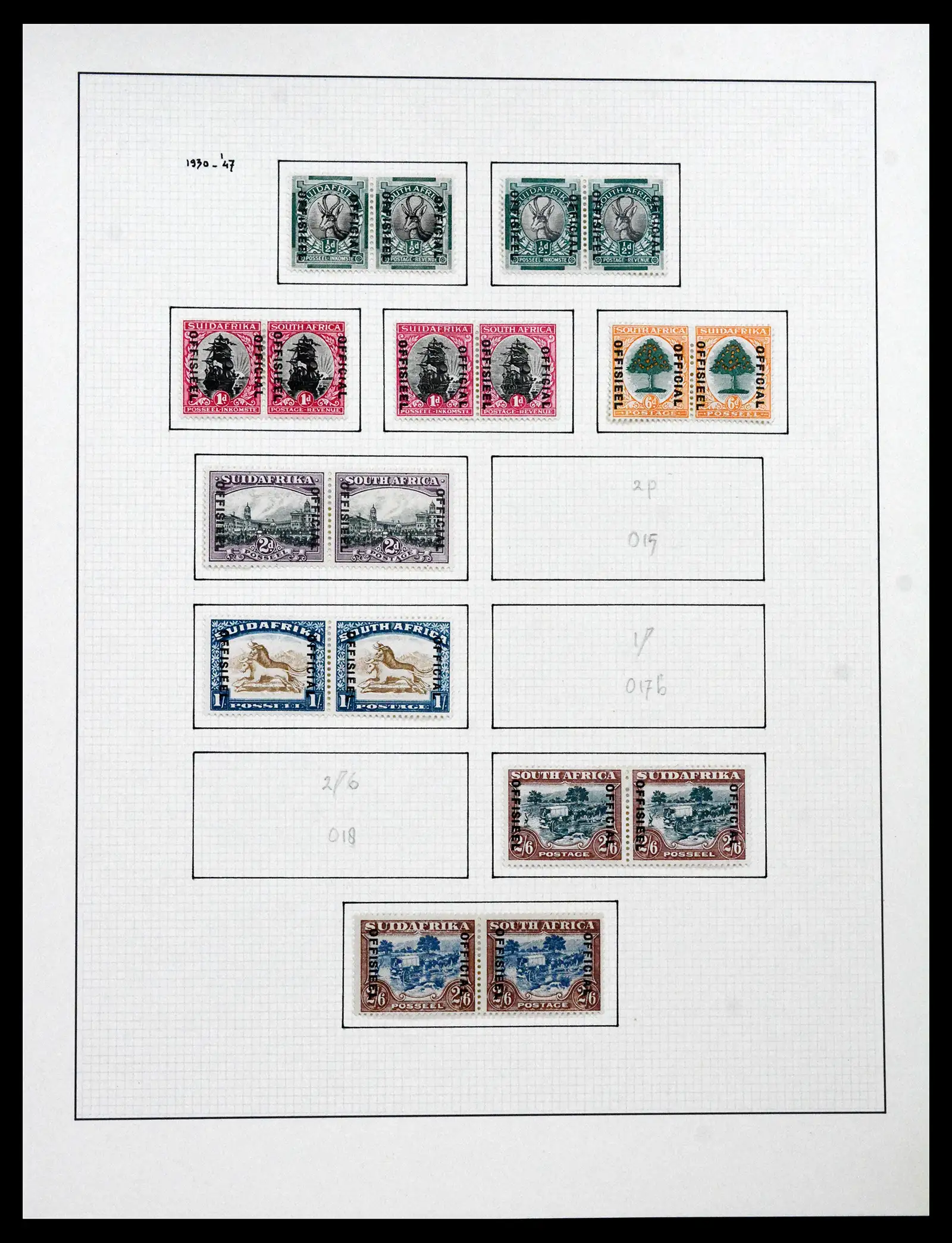 41559 0024 - Stamp collection 41559 South Africa / South West Africa 1913-1961.