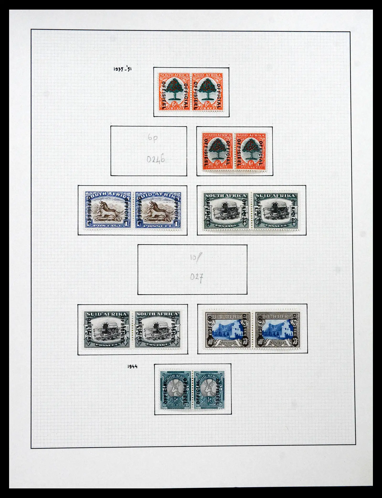 41559 0026 - Stamp collection 41559 South Africa / South West Africa 1913-1961.