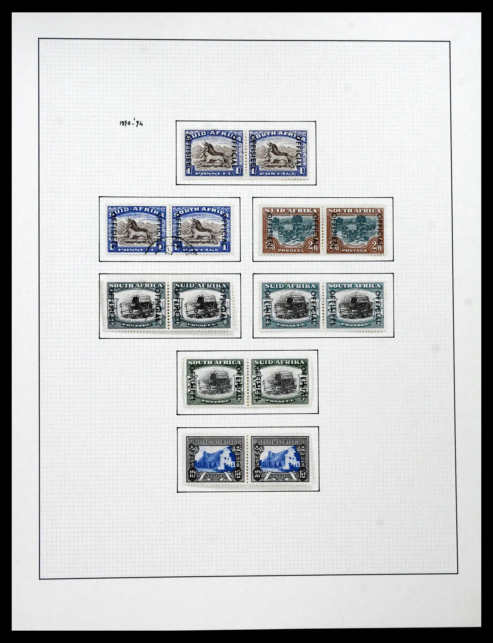 41559 0028 - Stamp collection 41559 South Africa / South West Africa 1913-1961.