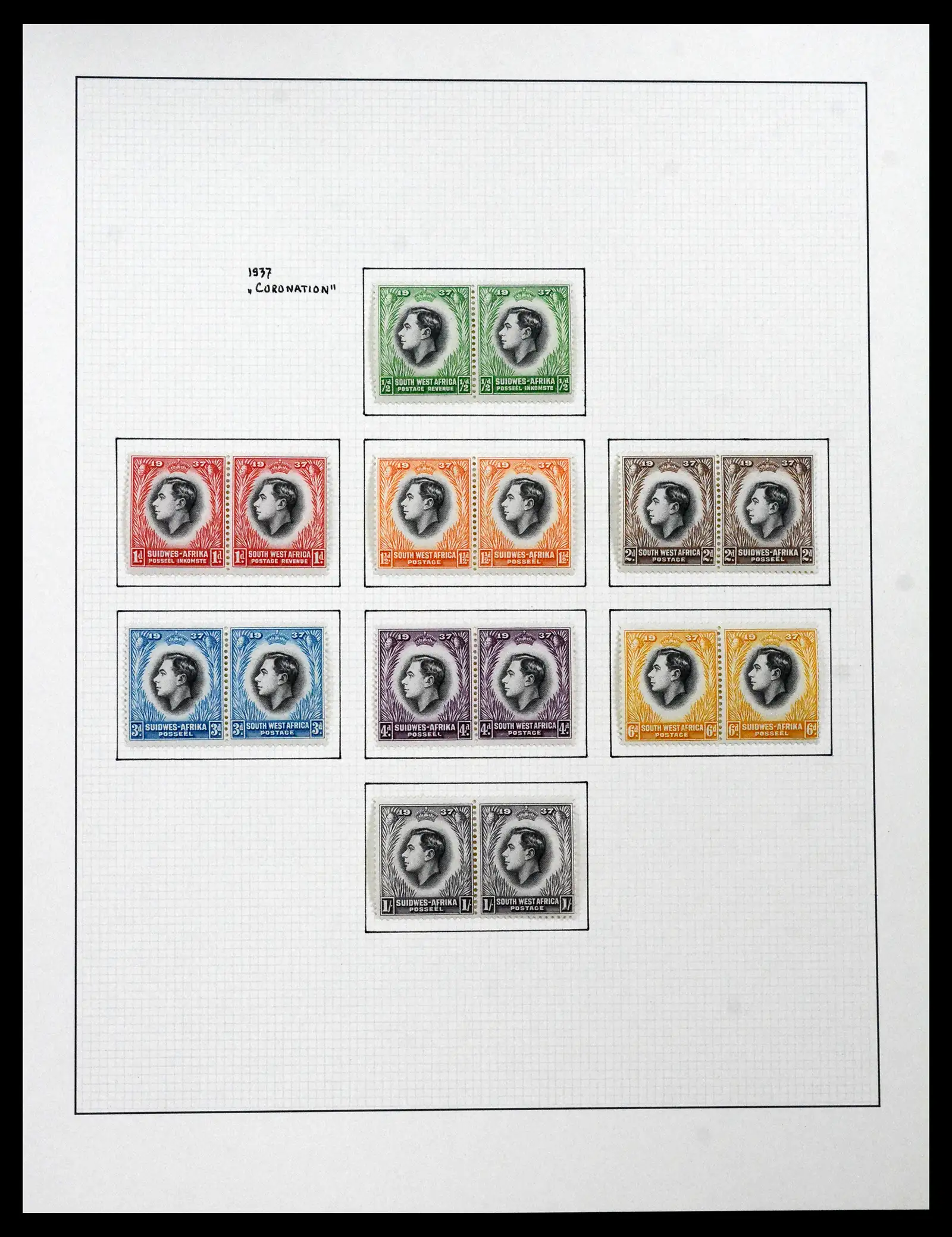 41559 0032 - Stamp collection 41559 South Africa / South West Africa 1913-1961.