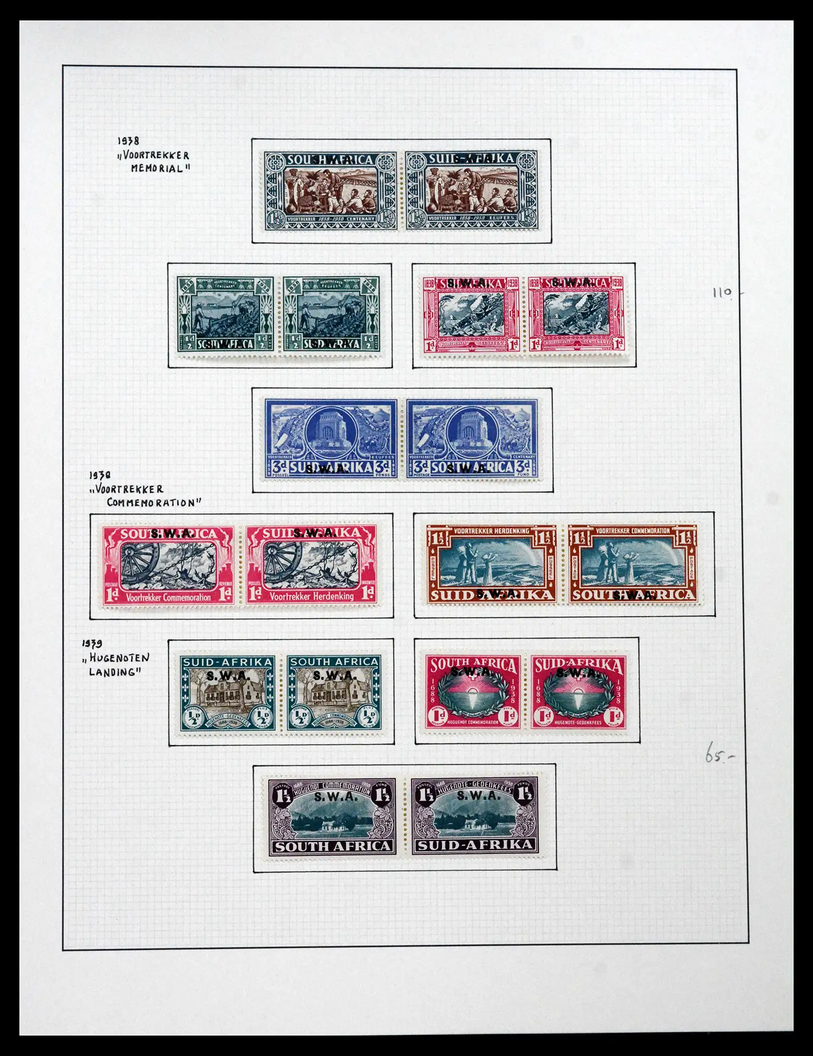 41559 0033 - Stamp collection 41559 South Africa / South West Africa 1913-1961.