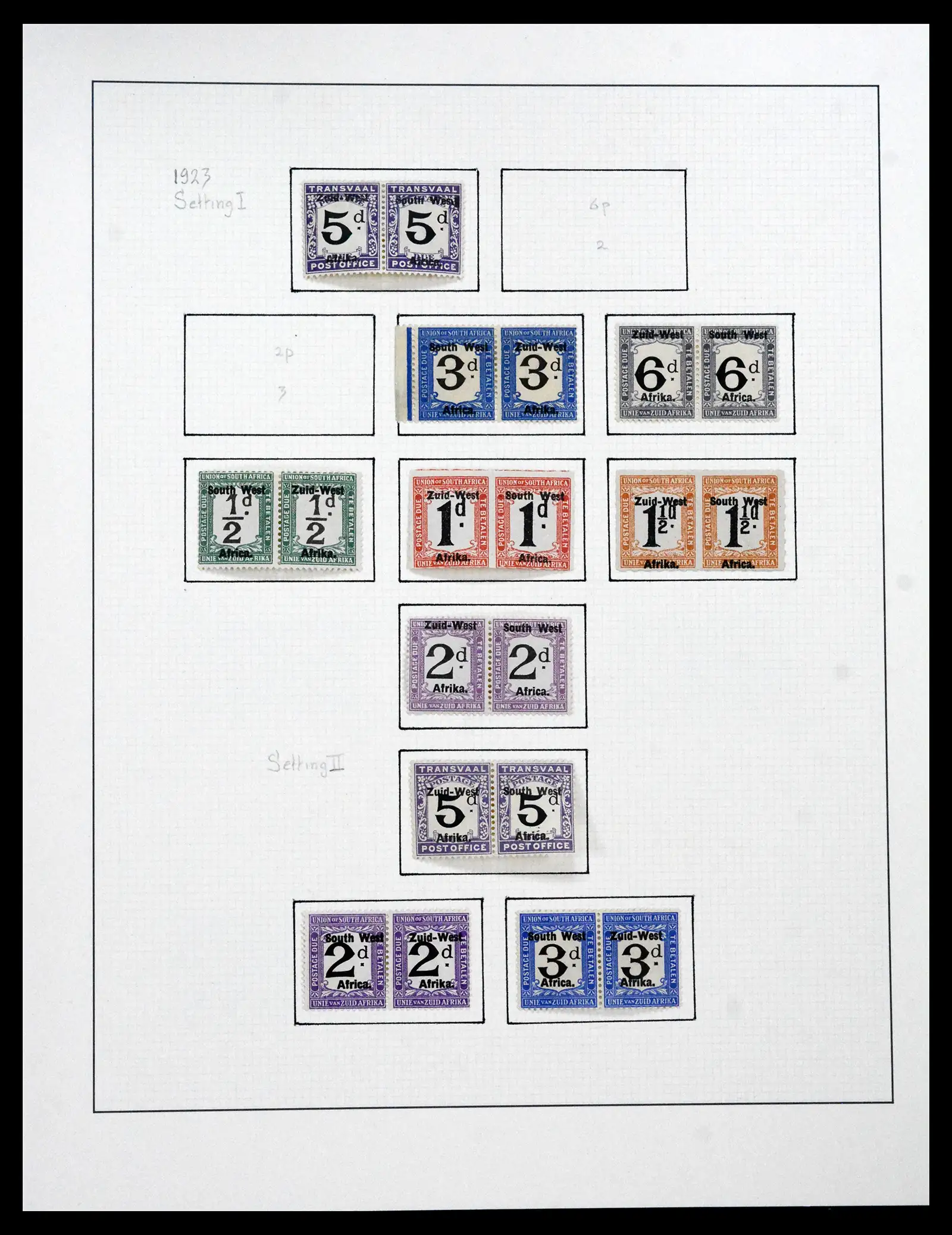41559 0039 - Stamp collection 41559 South Africa / South West Africa 1913-1961.
