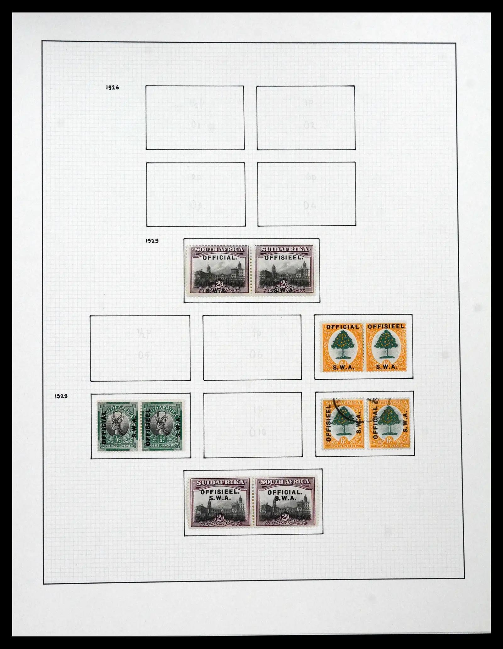41559 0043 - Stamp collection 41559 South Africa / South West Africa 1913-1961.