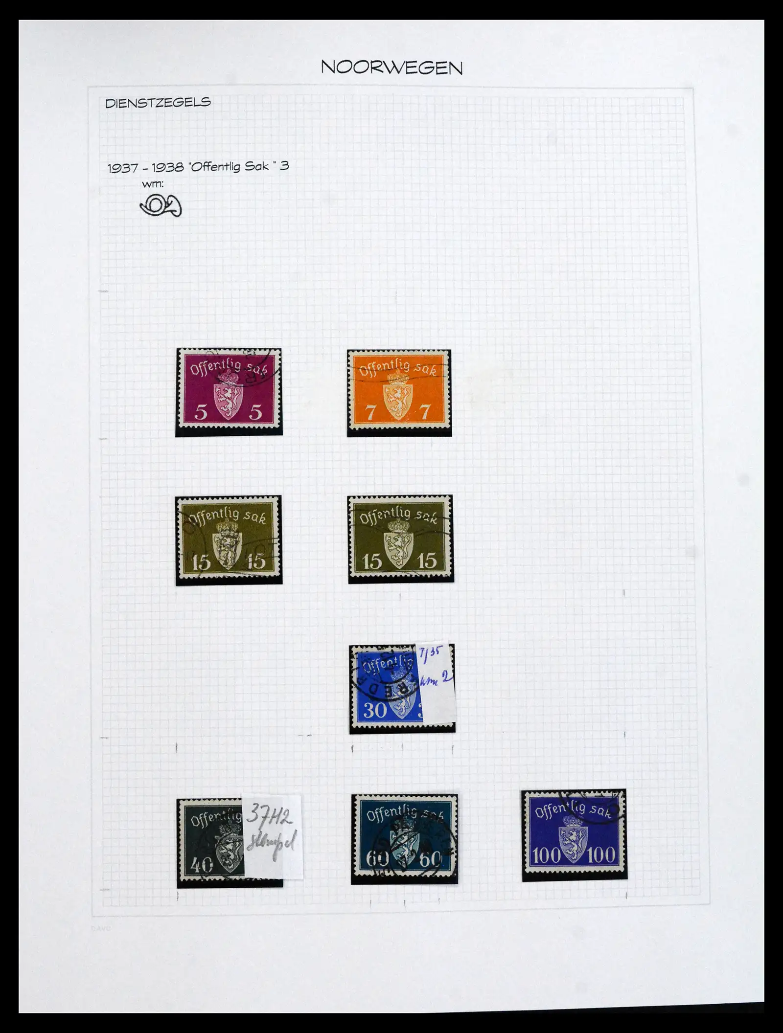 41563 0033 - Stamp collection 41563 Scandinavia BOB 1871-2002.