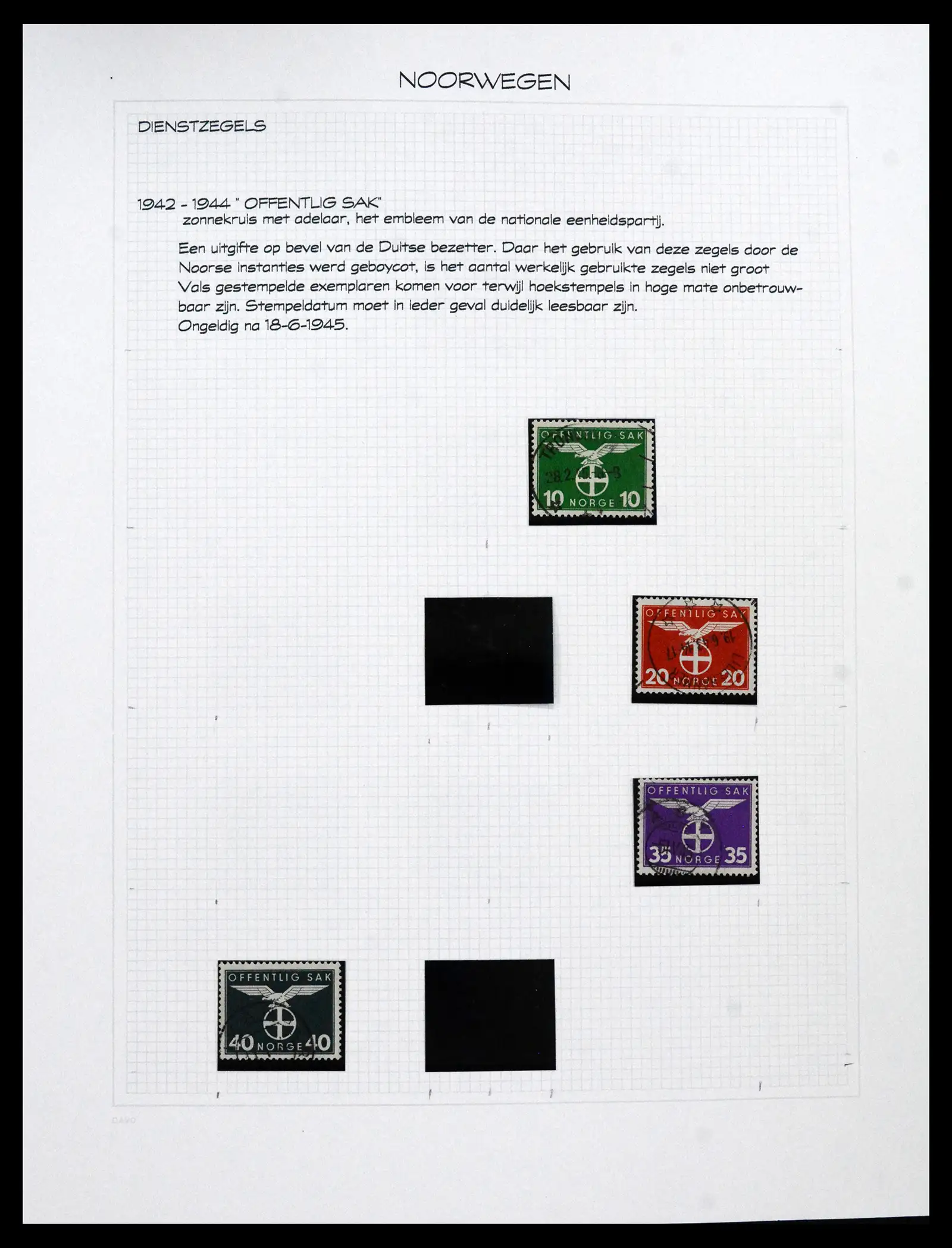 41563 0037 - Stamp collection 41563 Scandinavia BOB 1871-2002.