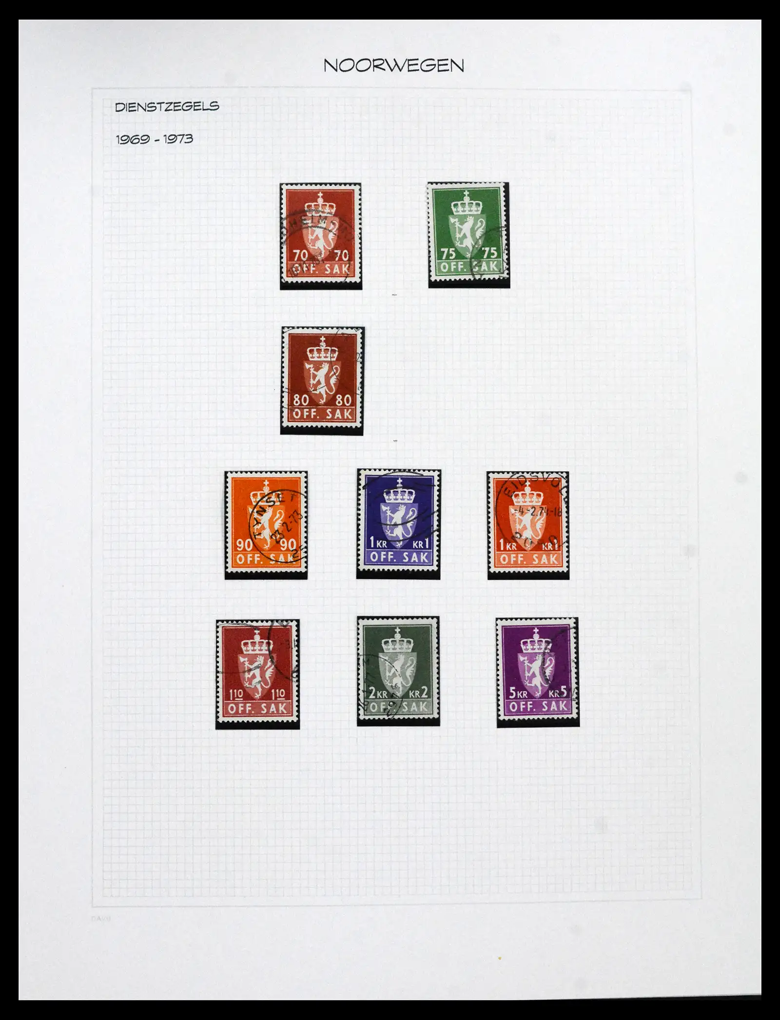 41563 0042 - Stamp collection 41563 Scandinavia BOB 1871-2002.