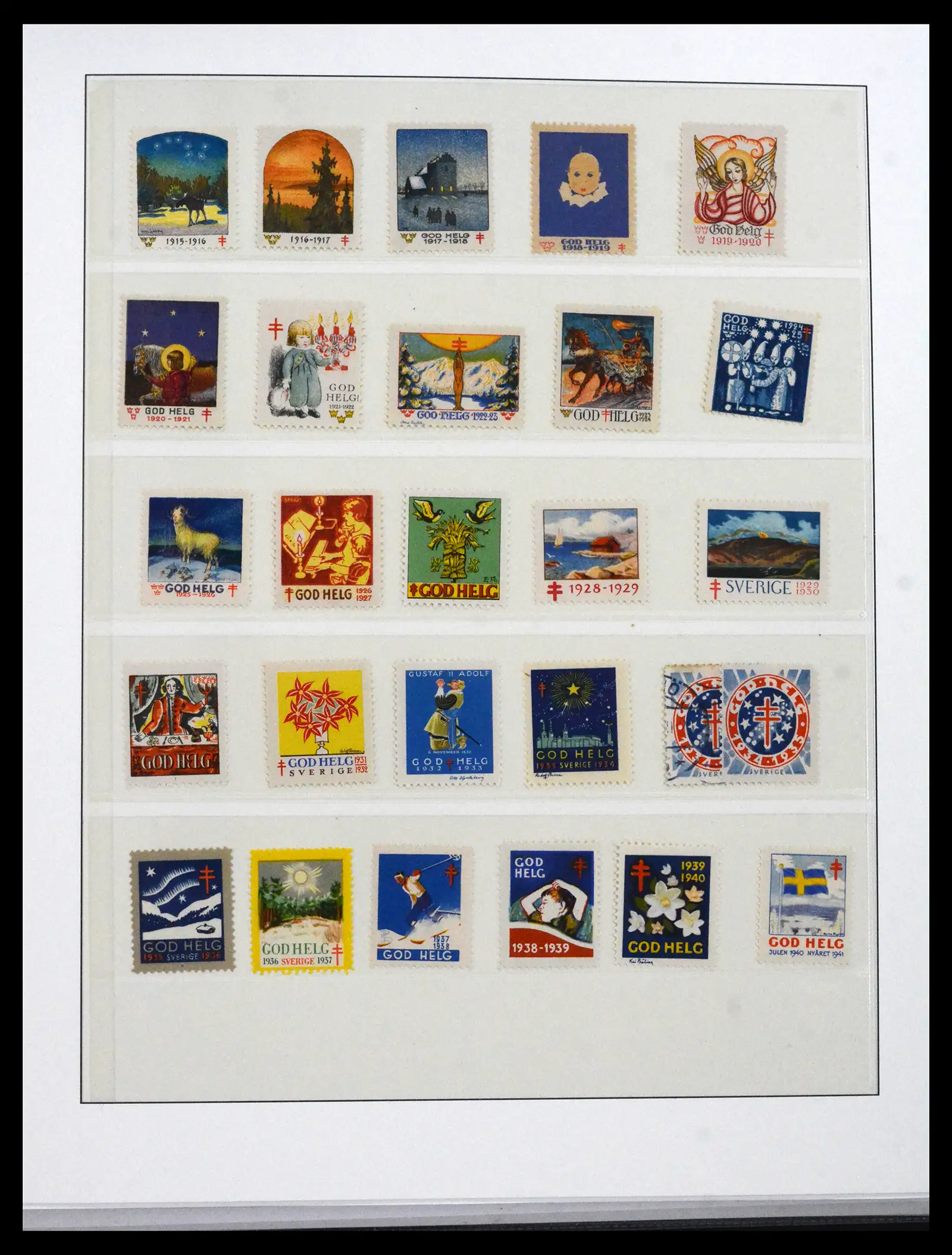 41563 0080 - Stamp collection 41563 Scandinavia BOB 1871-2002.