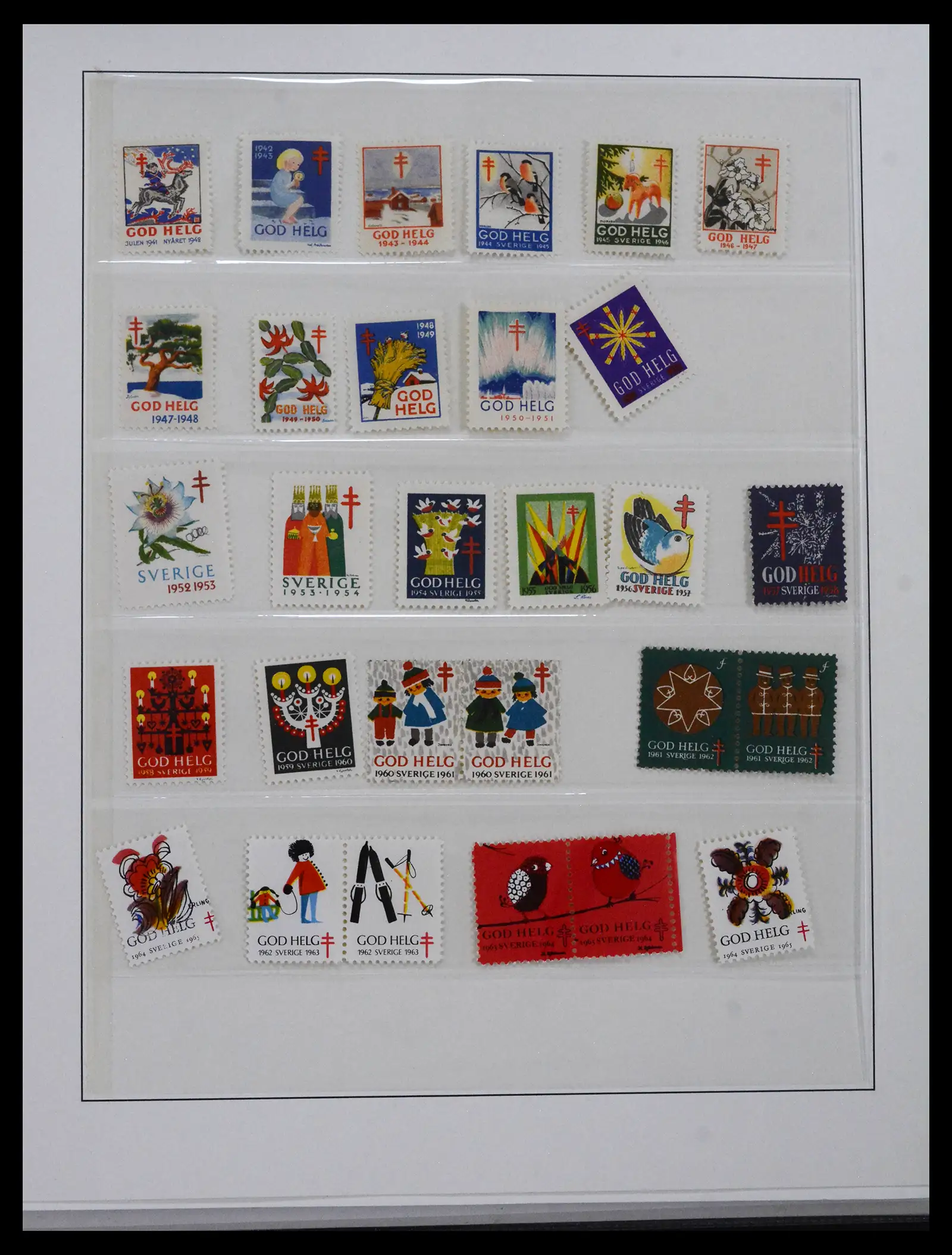 41563 0081 - Stamp collection 41563 Scandinavia BOB 1871-2002.