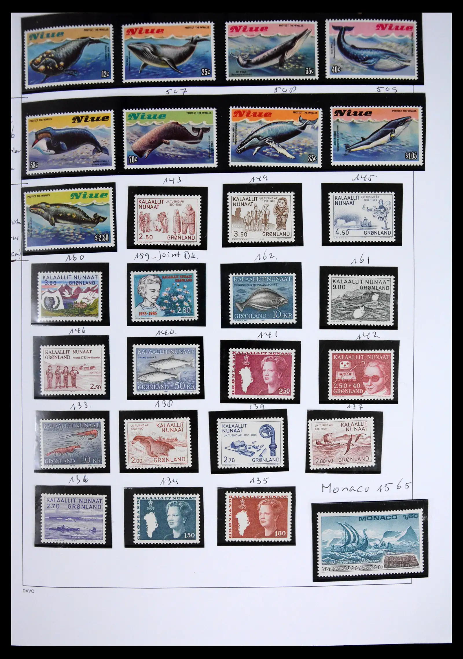 41567 0015 - Stamp collection 41567 Greenland 1905-2011.