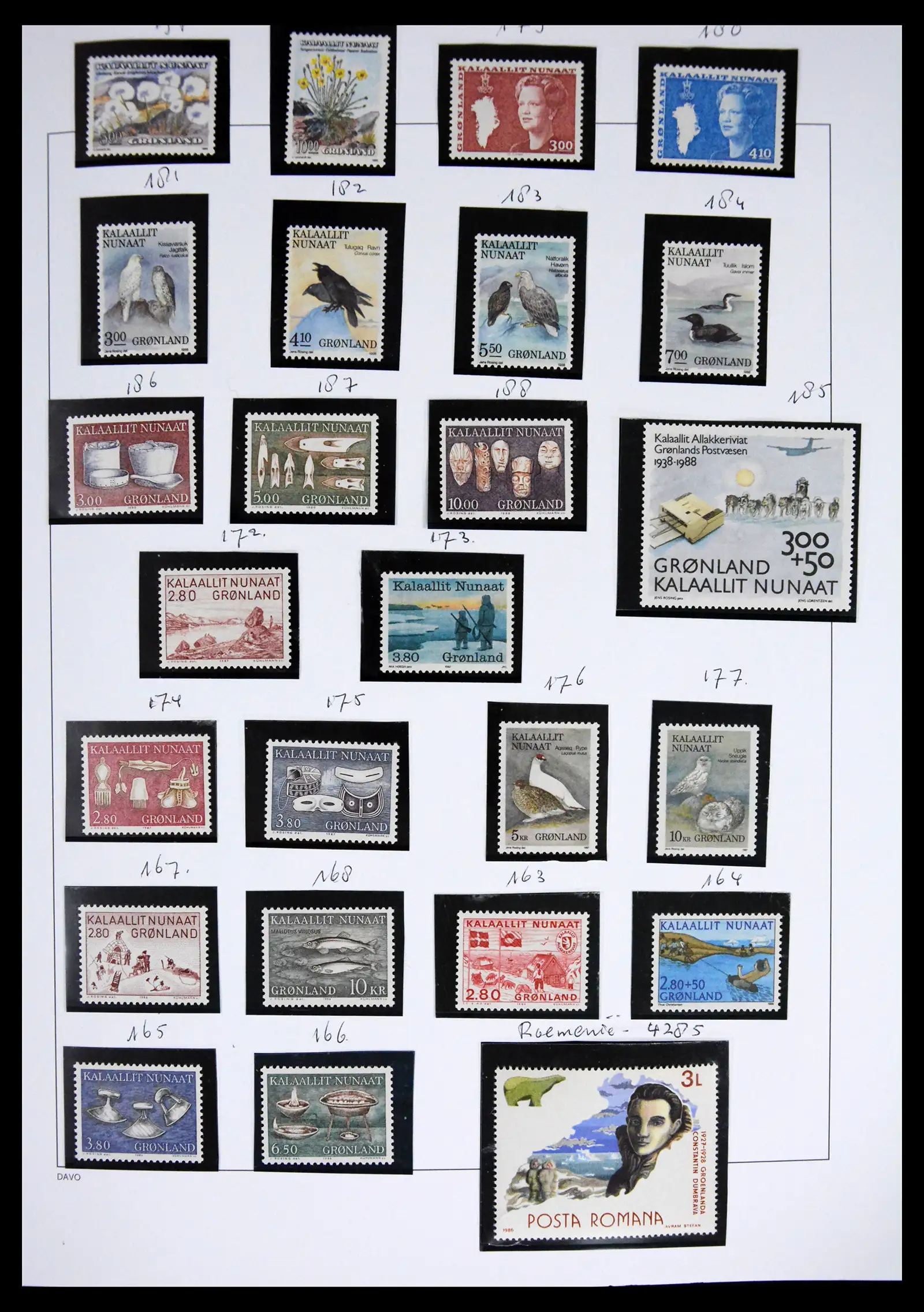 41567 0019 - Stamp collection 41567 Greenland 1905-2011.