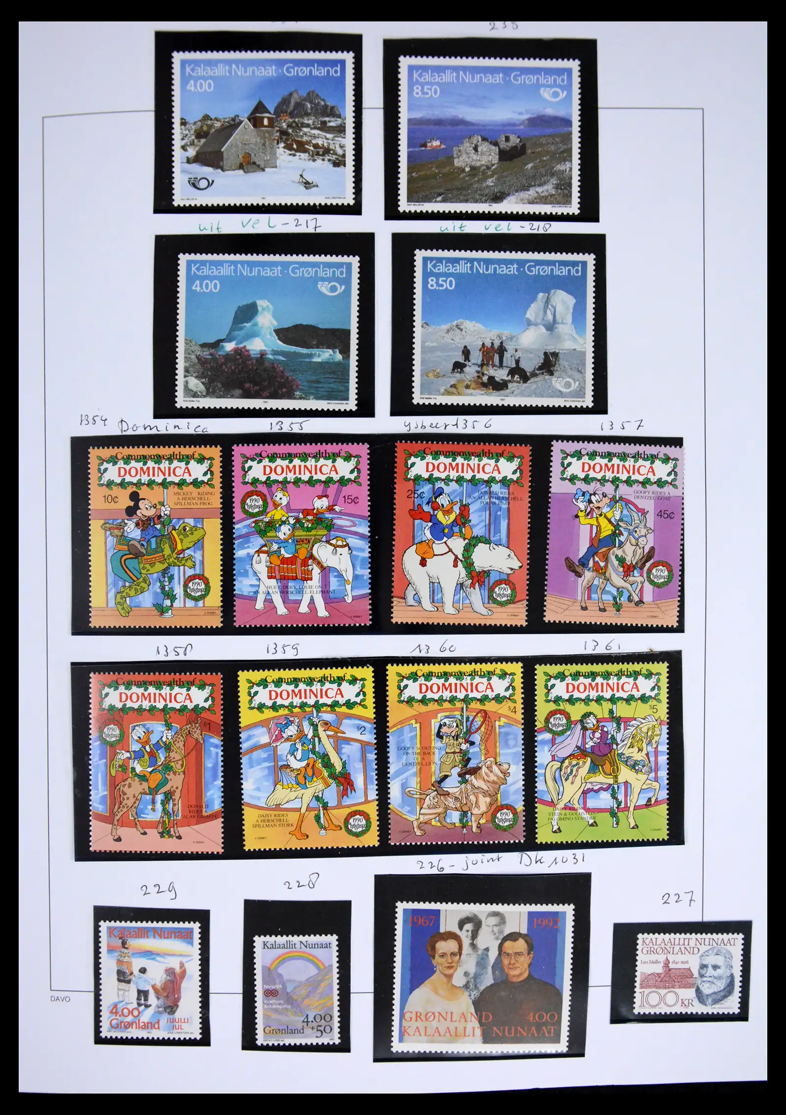 41567 0025 - Stamp collection 41567 Greenland 1905-2011.