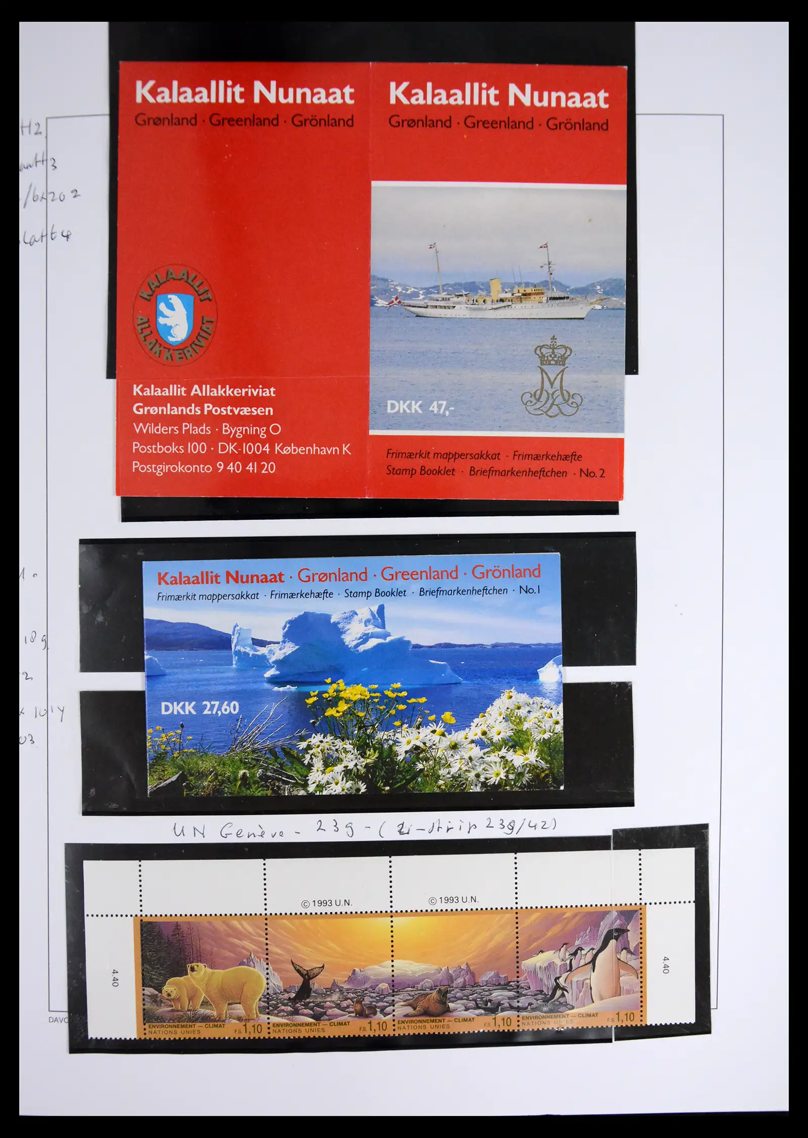 41567 0029 - Stamp collection 41567 Greenland 1905-2011.